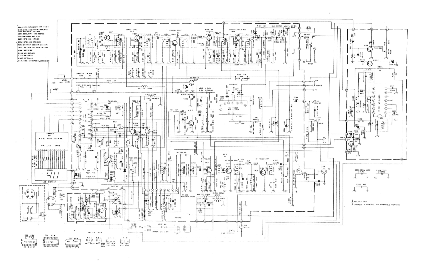 Midland 2001 Schematic