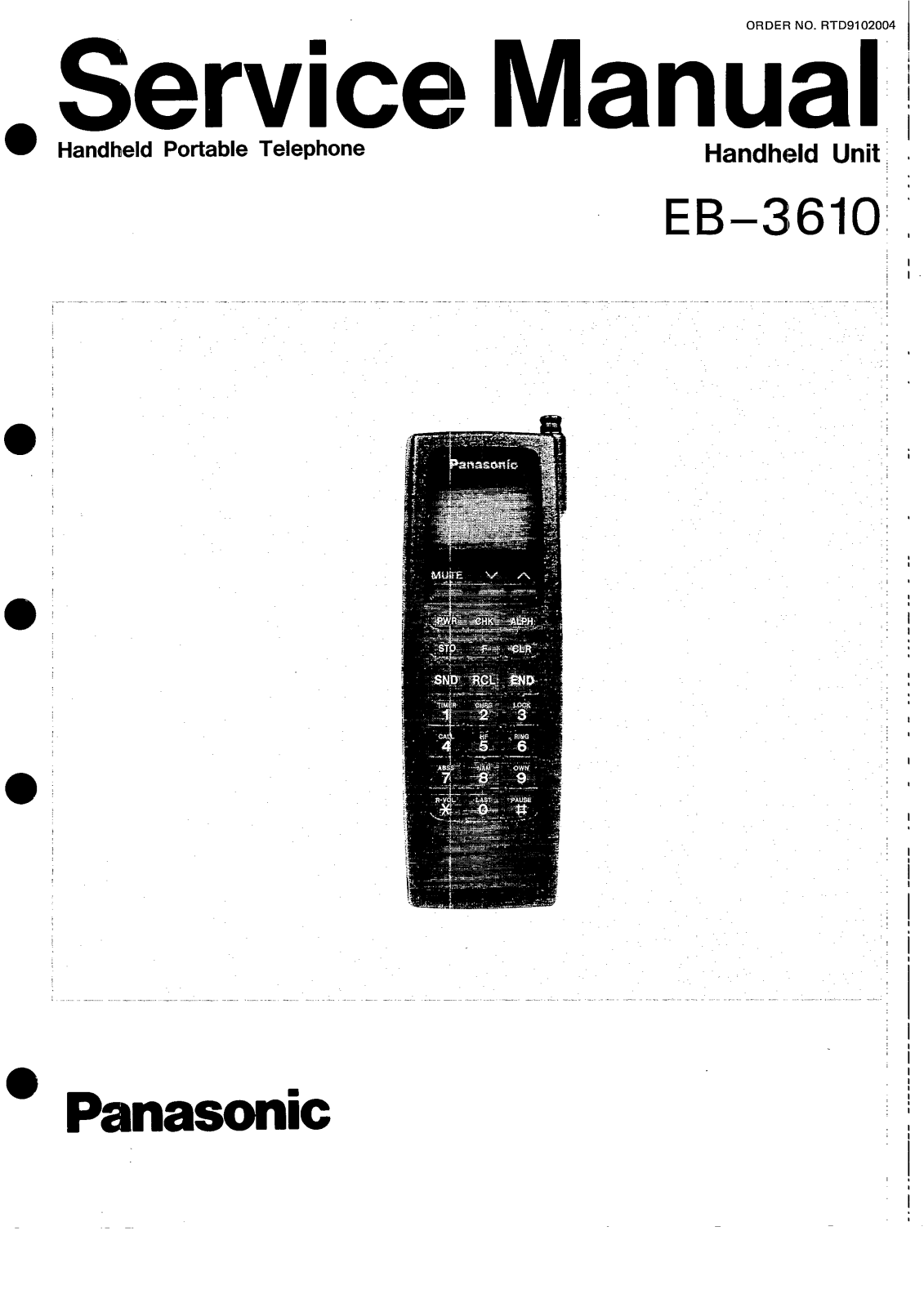 Panasonic EB-3610 Service Manual