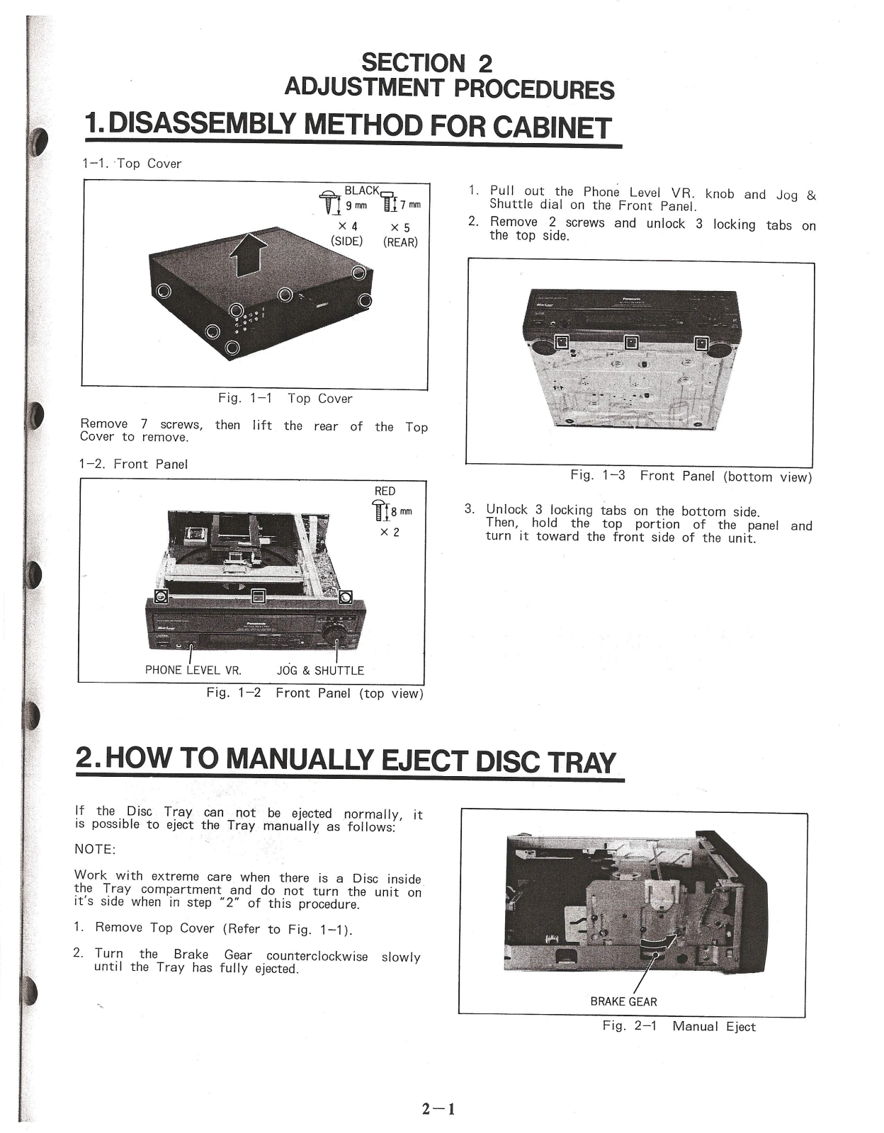 Panasonic LX-900U Service Manual