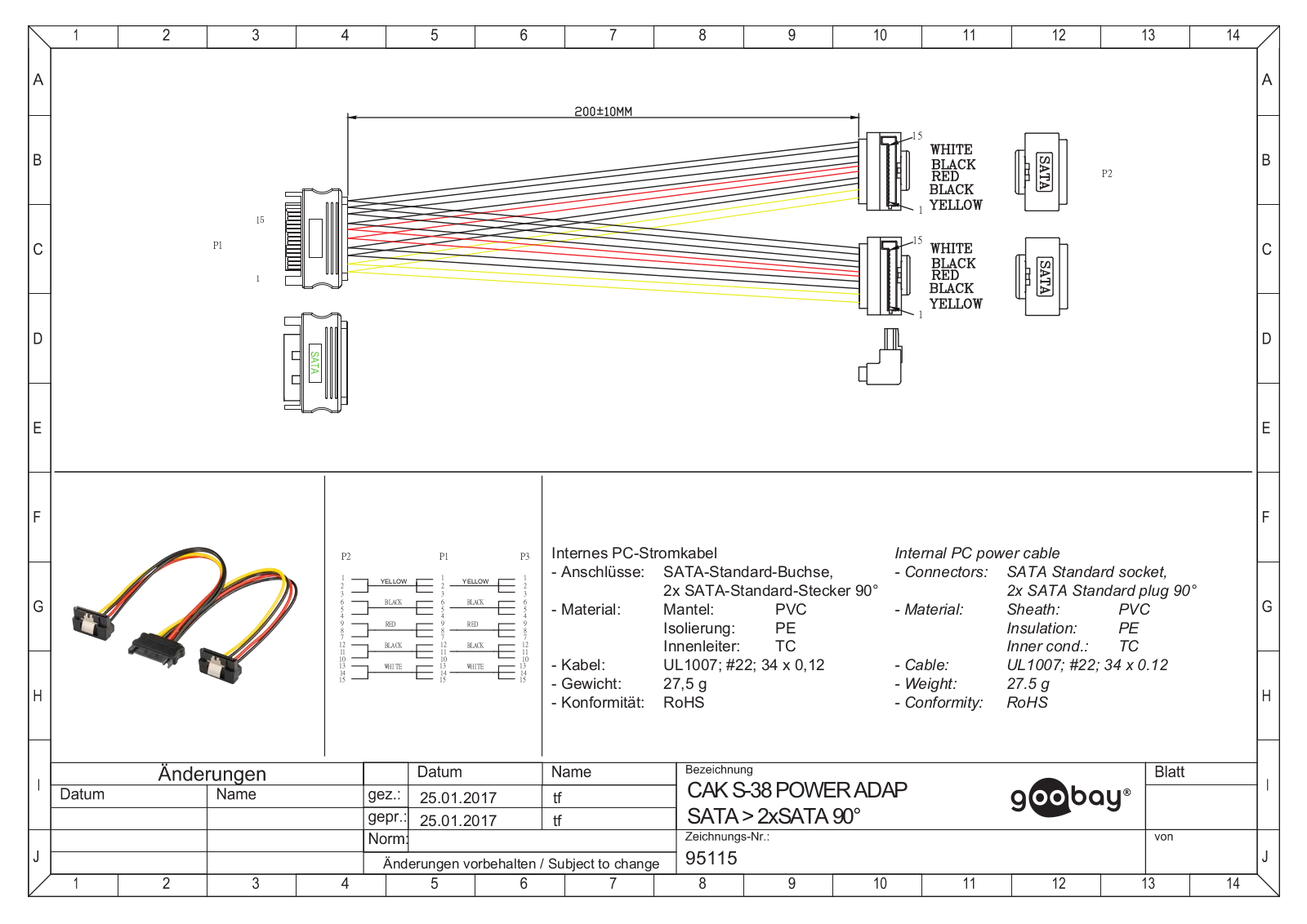 GOOBAY 95115 Datasheet - ManualMachine.com
