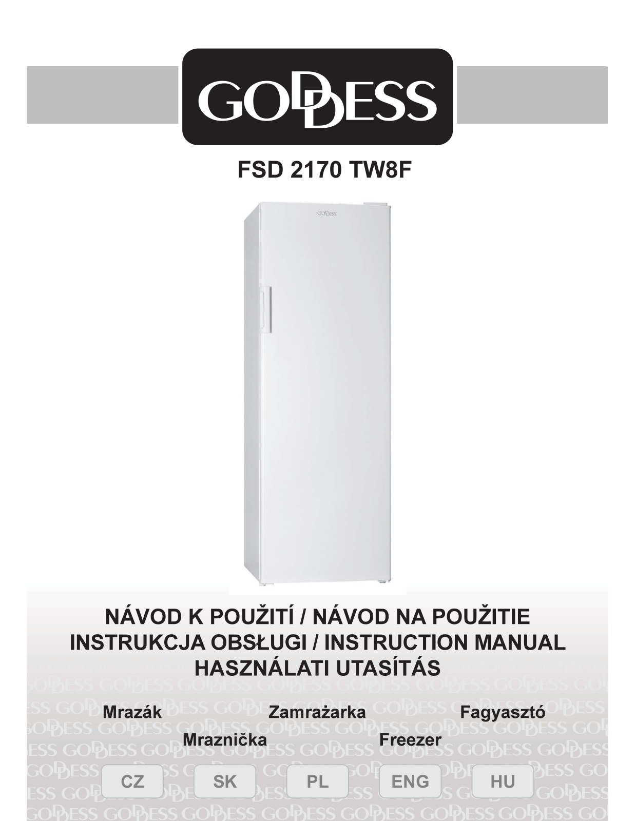 Goddess FSD2170TW8F User Manual