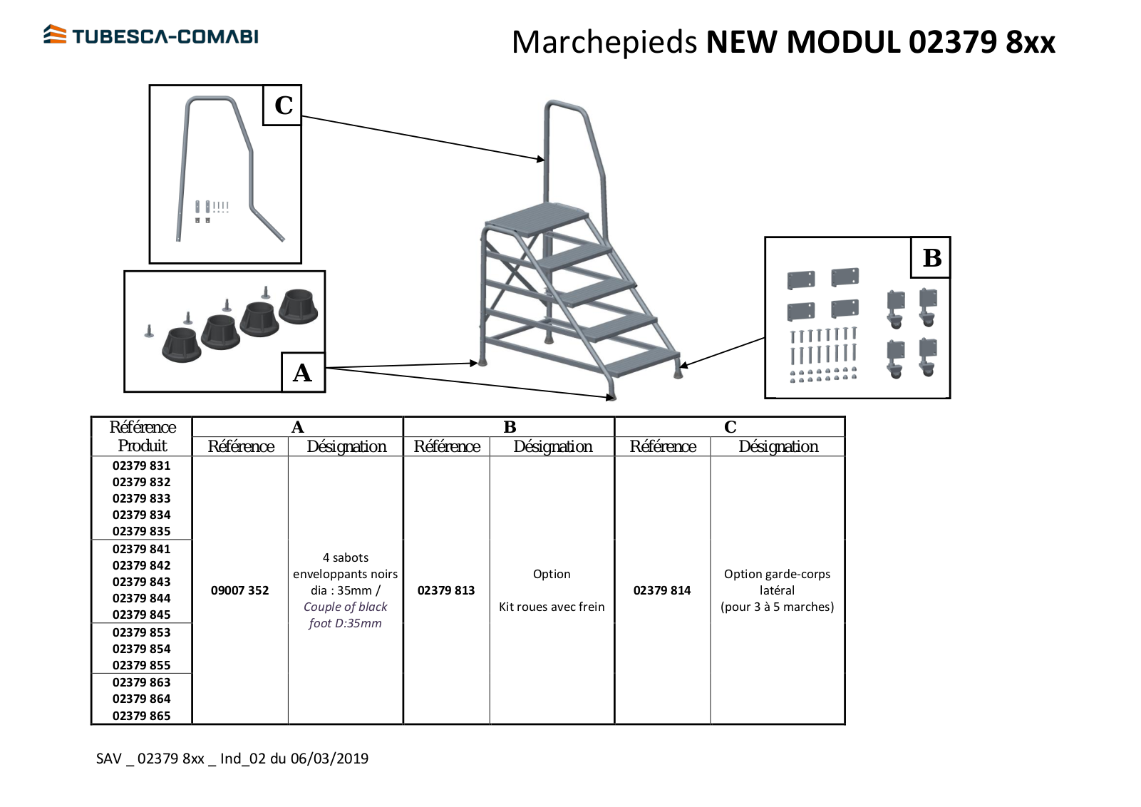 Tubesca NEW MODUL, 02379 831, 02379 832, 02379 833, 02379 834 Specification - ManualMachine.com