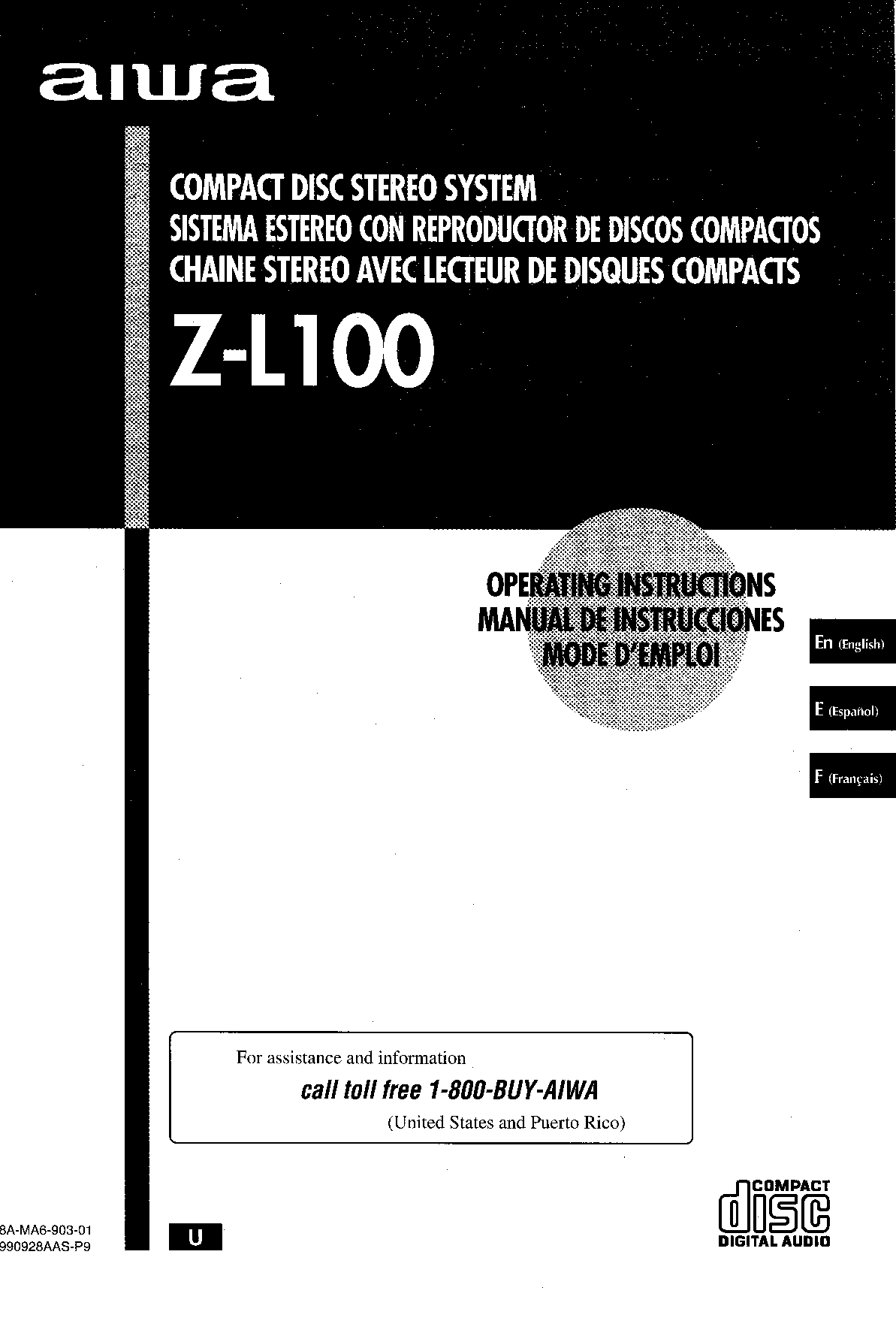 Aiwa Z-L100 User Manual