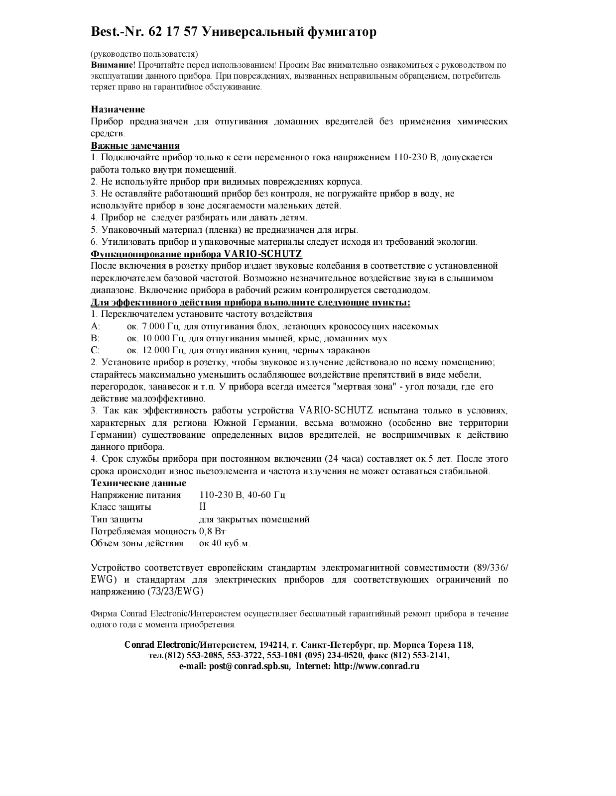 Isotronic 90801 User guide