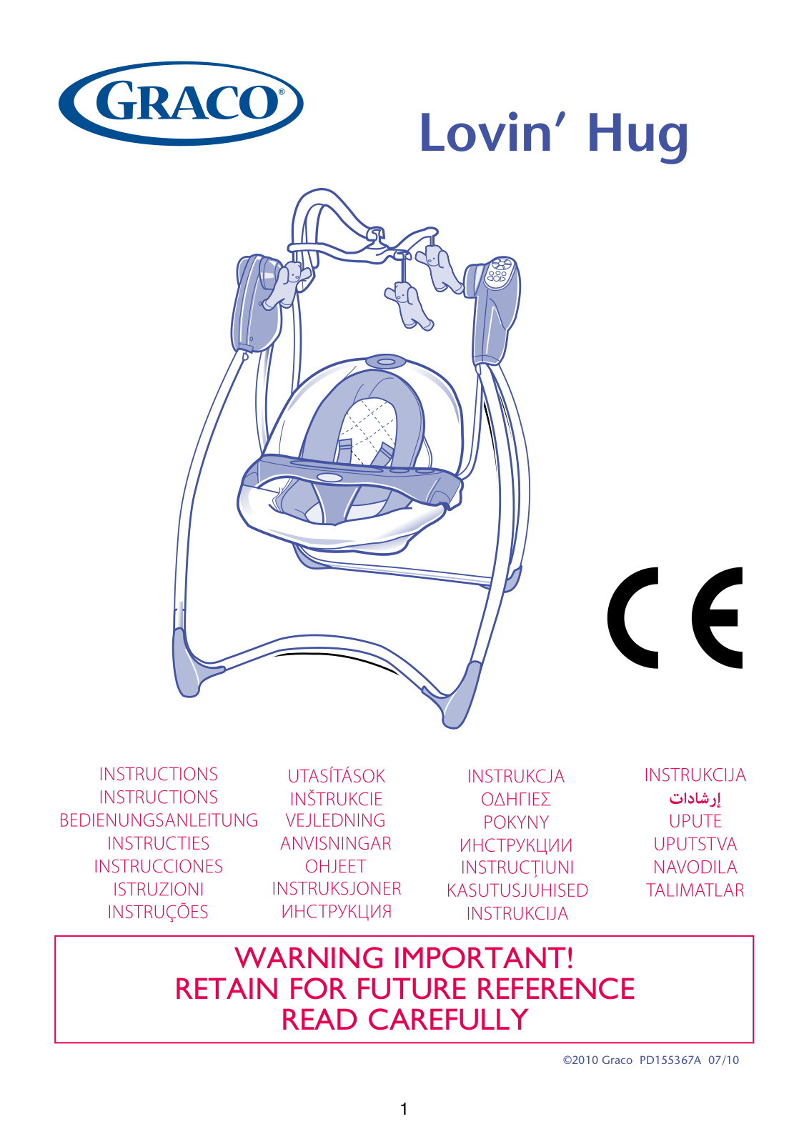 Graco LOVIN HUG User Manual