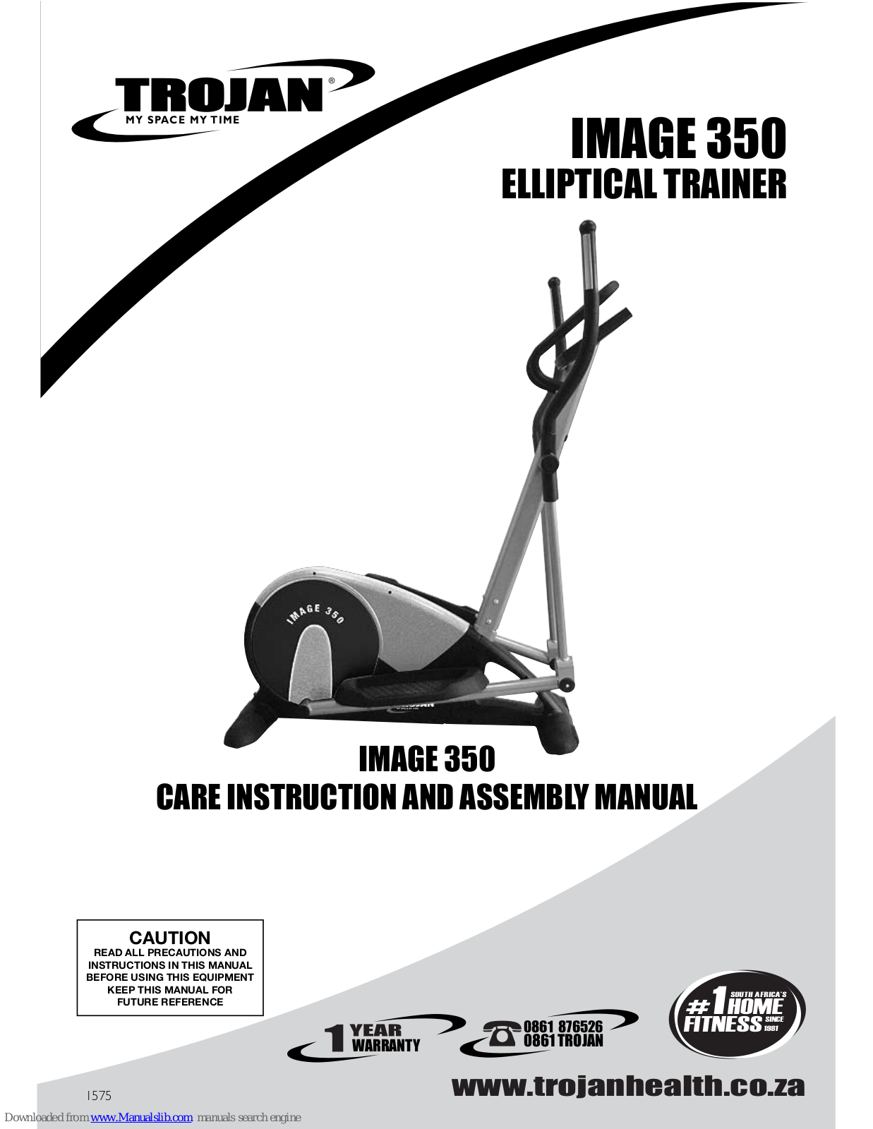 Trojan IMAGE 350 Instruction And Assembly Manual