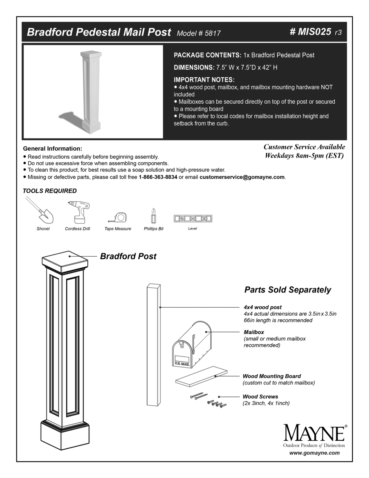 Mayne 5817 User manual - ManualMachine.com