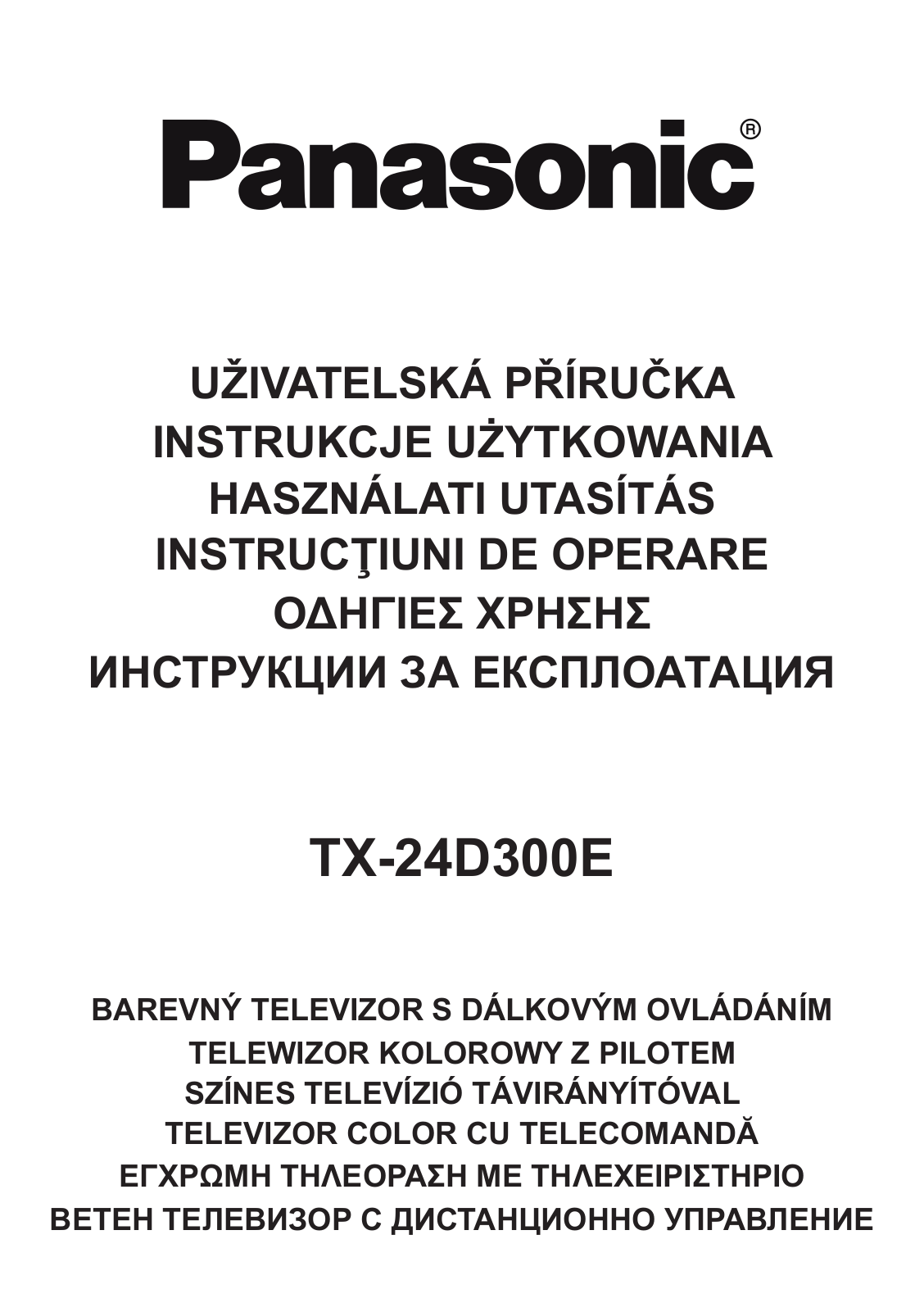 Panasonic TX-24D300E User Manual