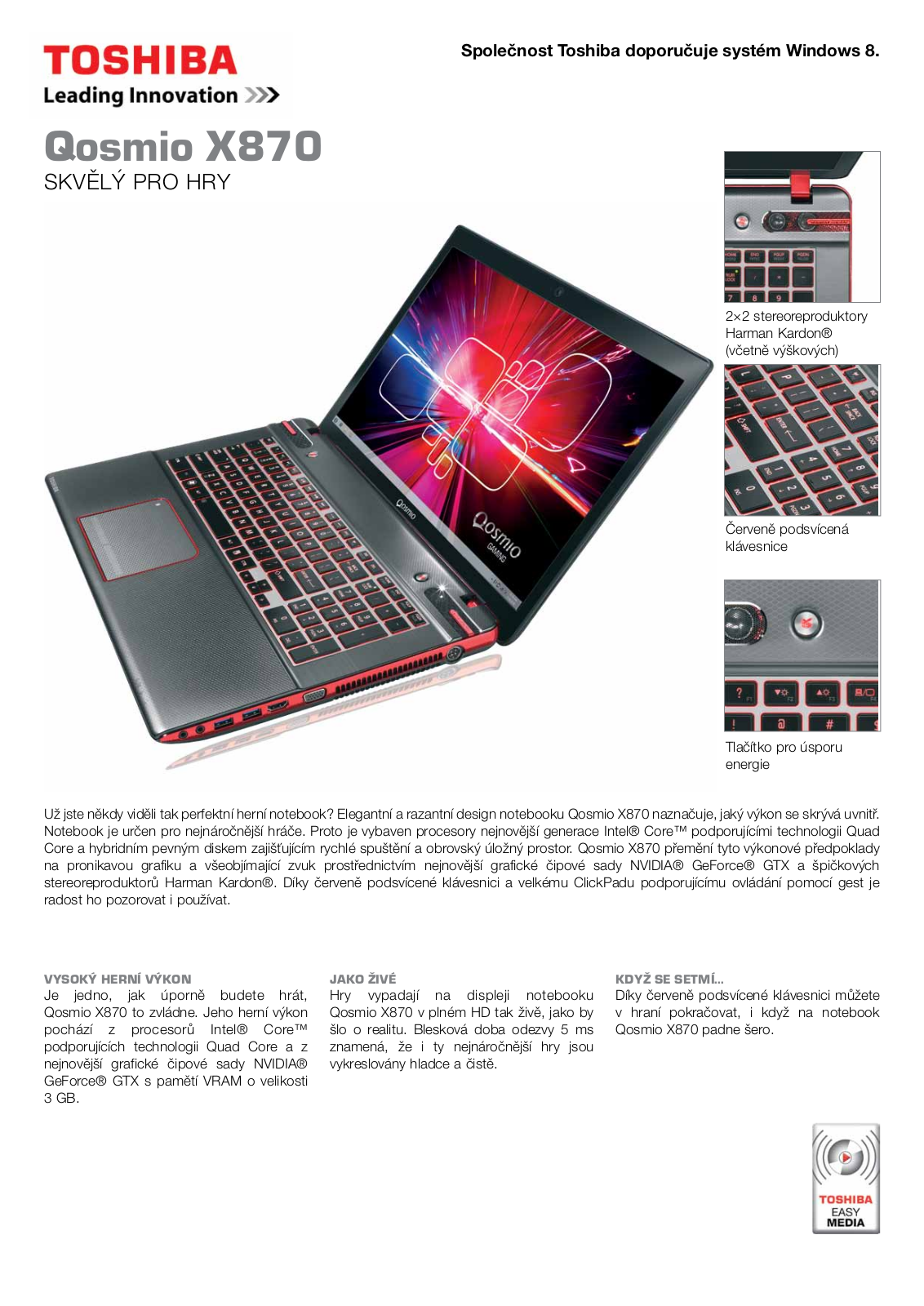 Toshiba Qosmio X870-14Q User Manual