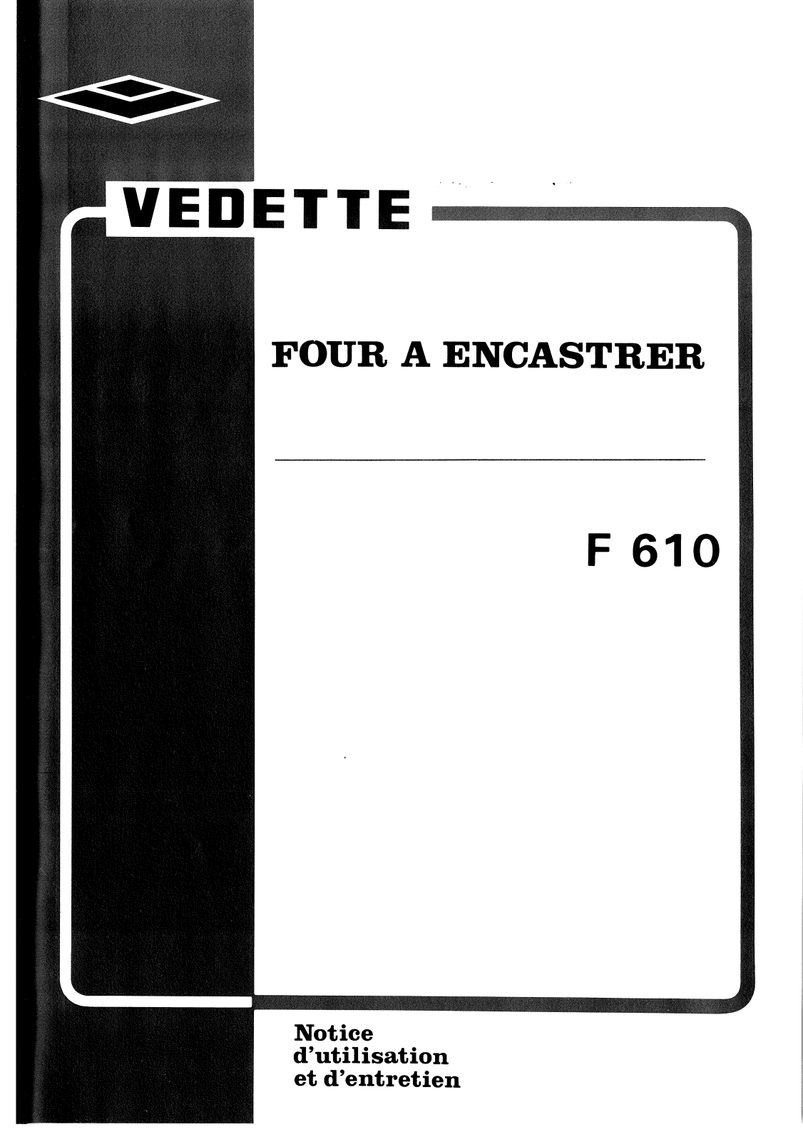 Vedette F610 User Manual