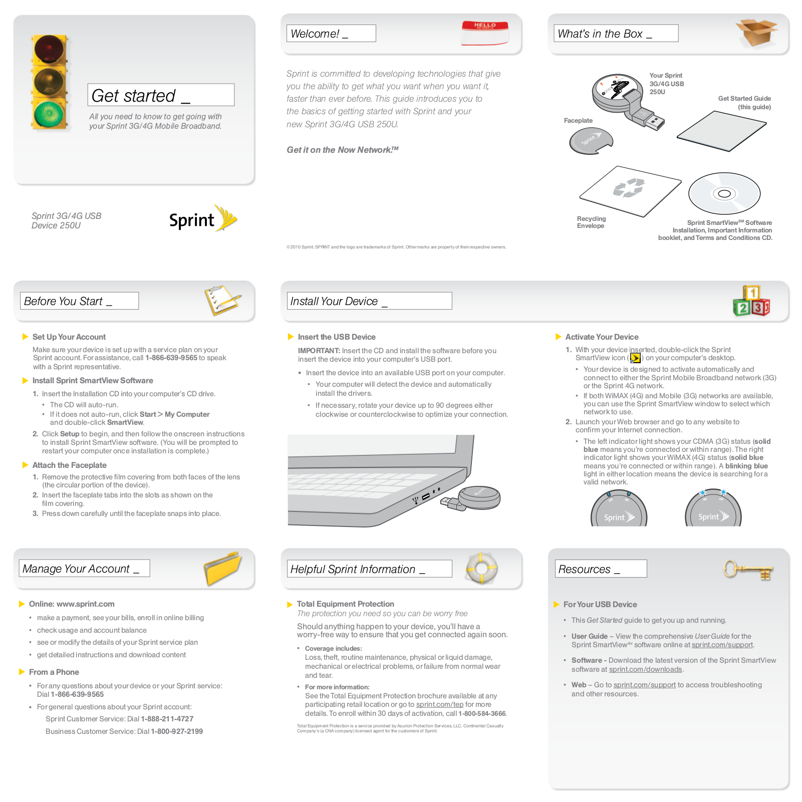 Sprint Nextel 250U User Manual