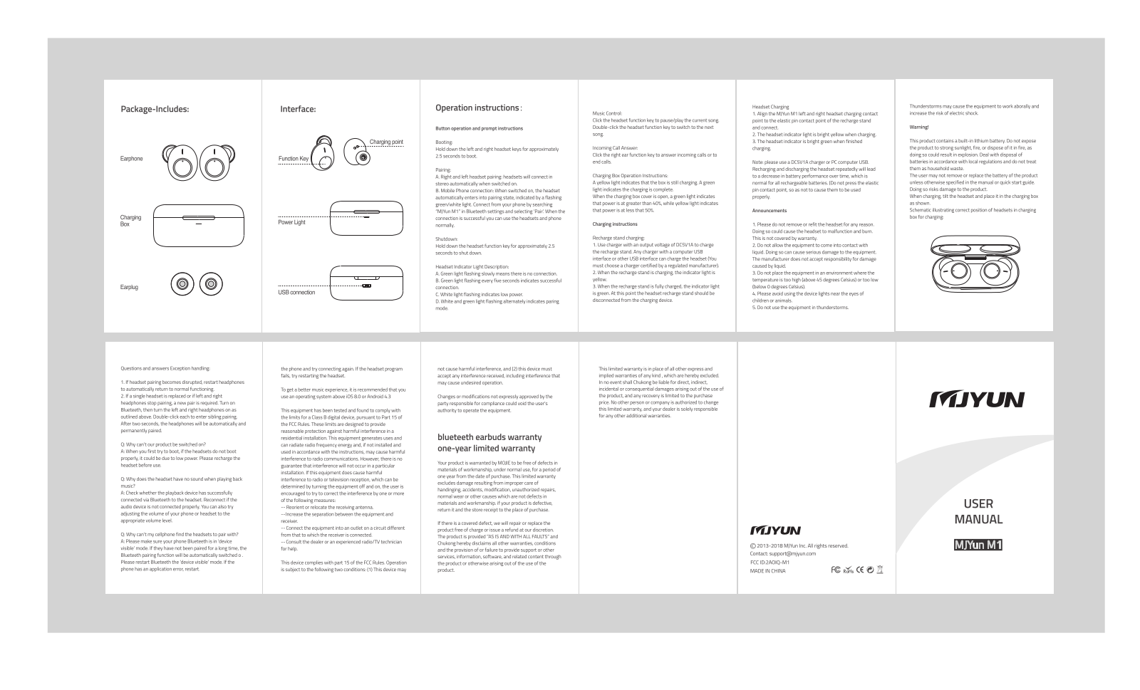 MOJIE Technology M1 User Manual