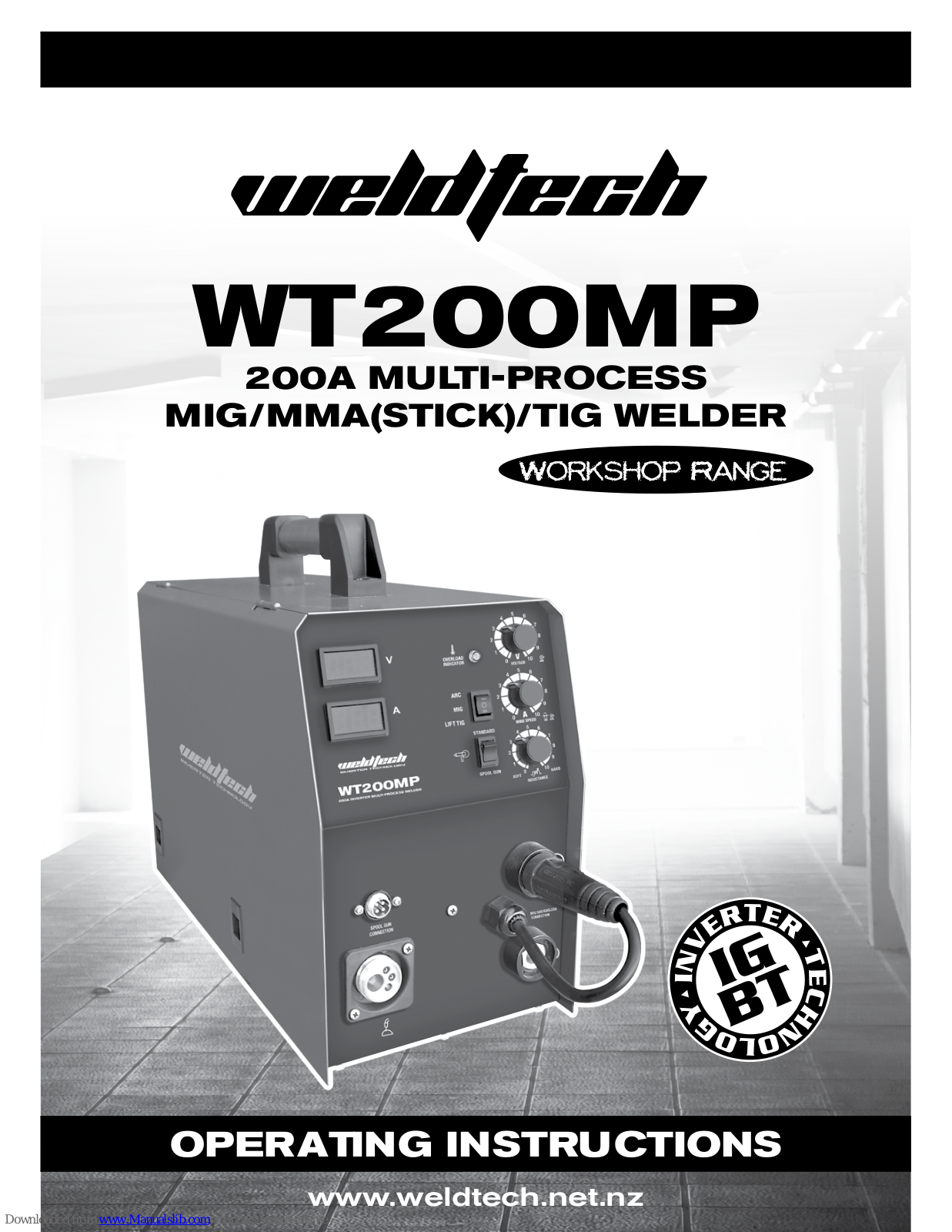 WELDTECH WT200MP Operating Instructions - ManualMachine.com