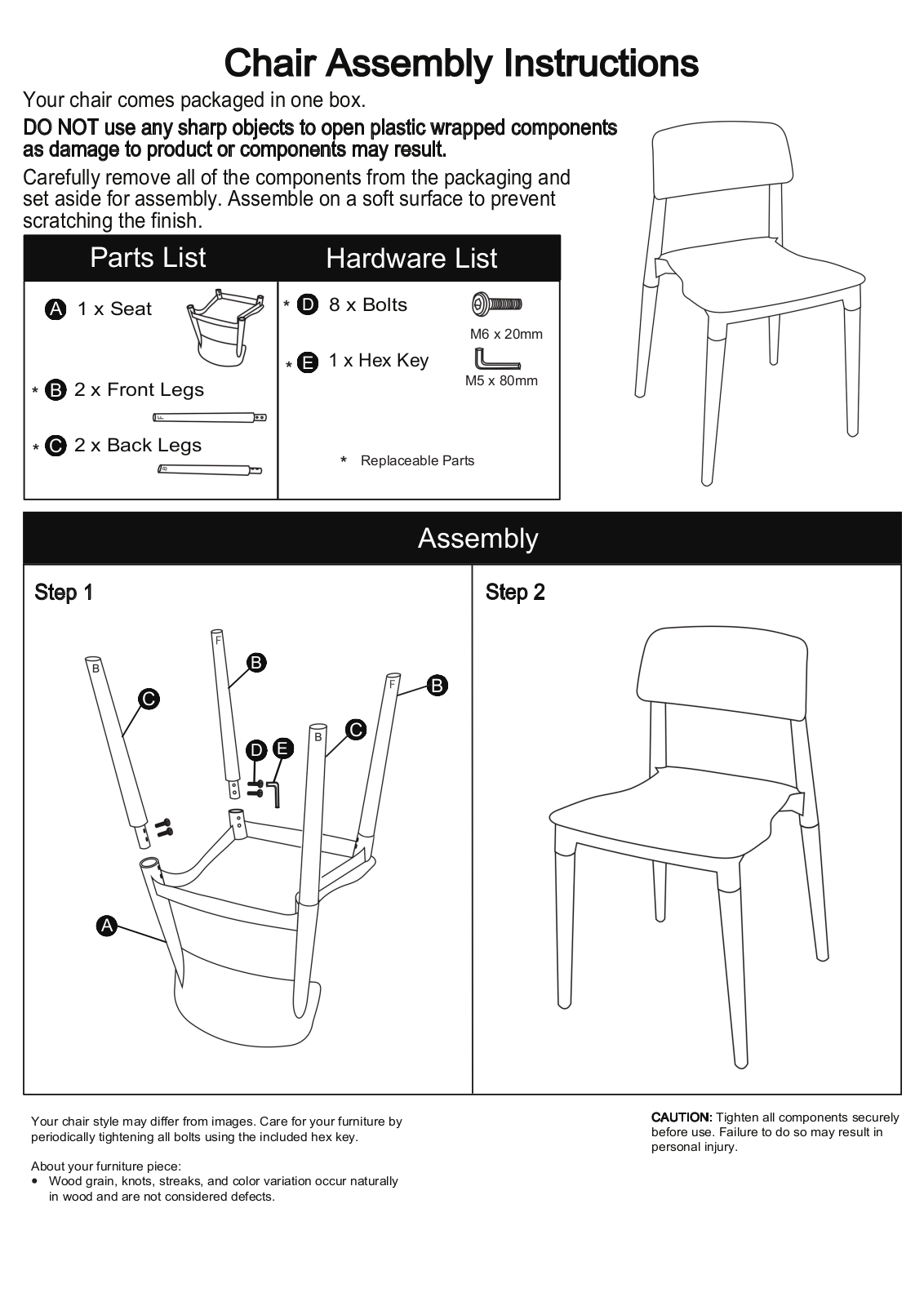 Hashtag Home W004941621 Installation & Assembly - ManualMachine.com