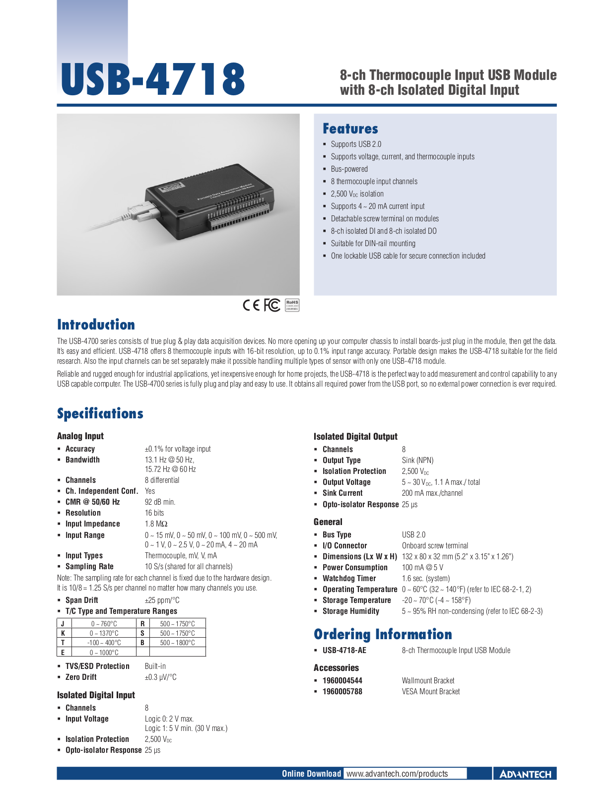 Impulse USB-4718 User Manual