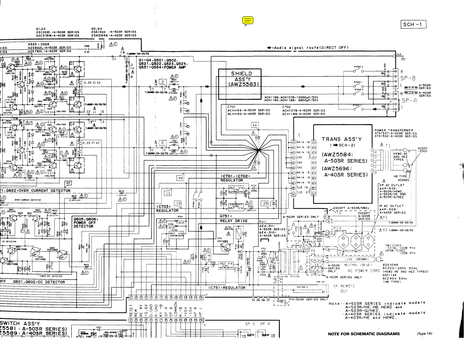 PIONEER a 403 Service Manual