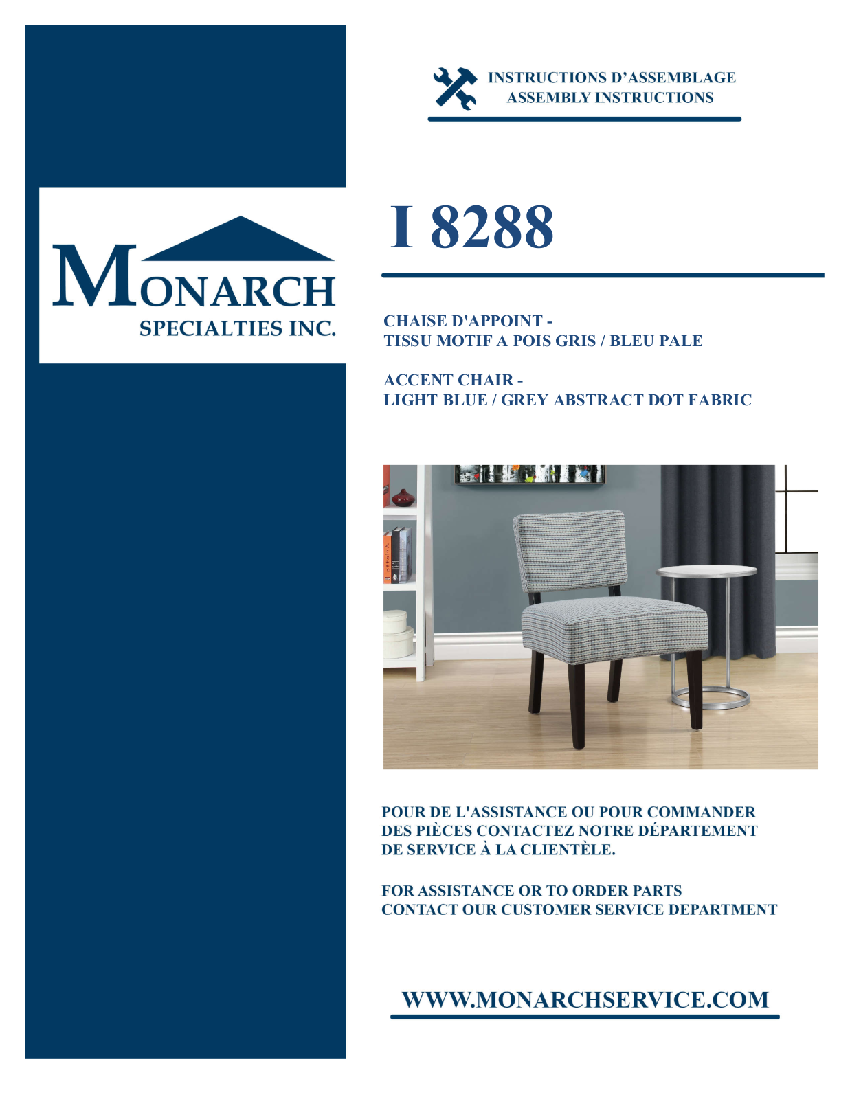 Monarch I8288 Assembly Guide - ManualMachine.com