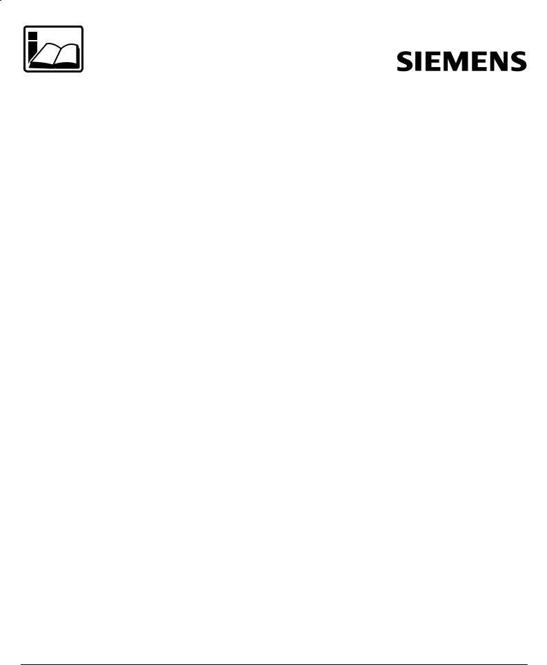 Siemens WXTS851II User Manual