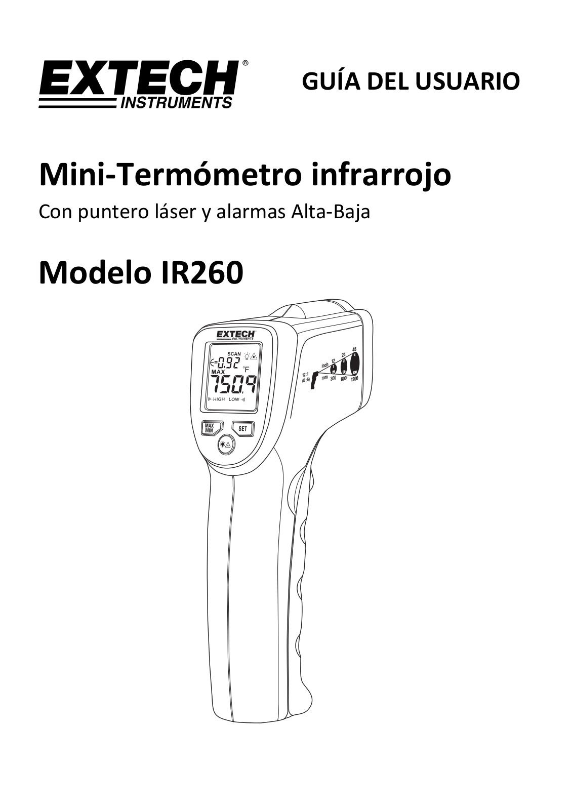 Extech IR260 User Manual