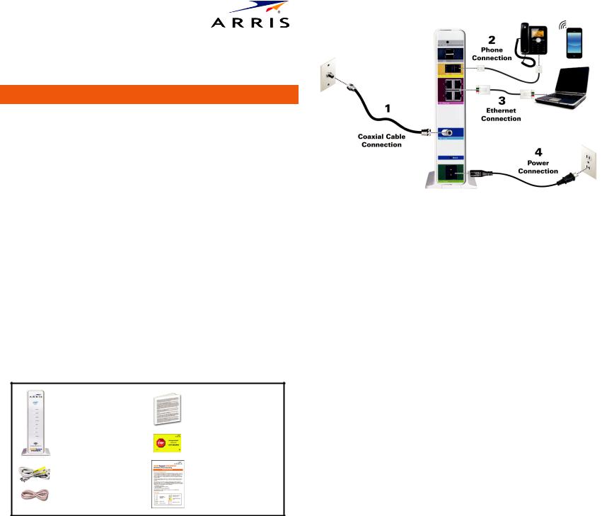 ARRIS SVG2482AC Quick Start Guide