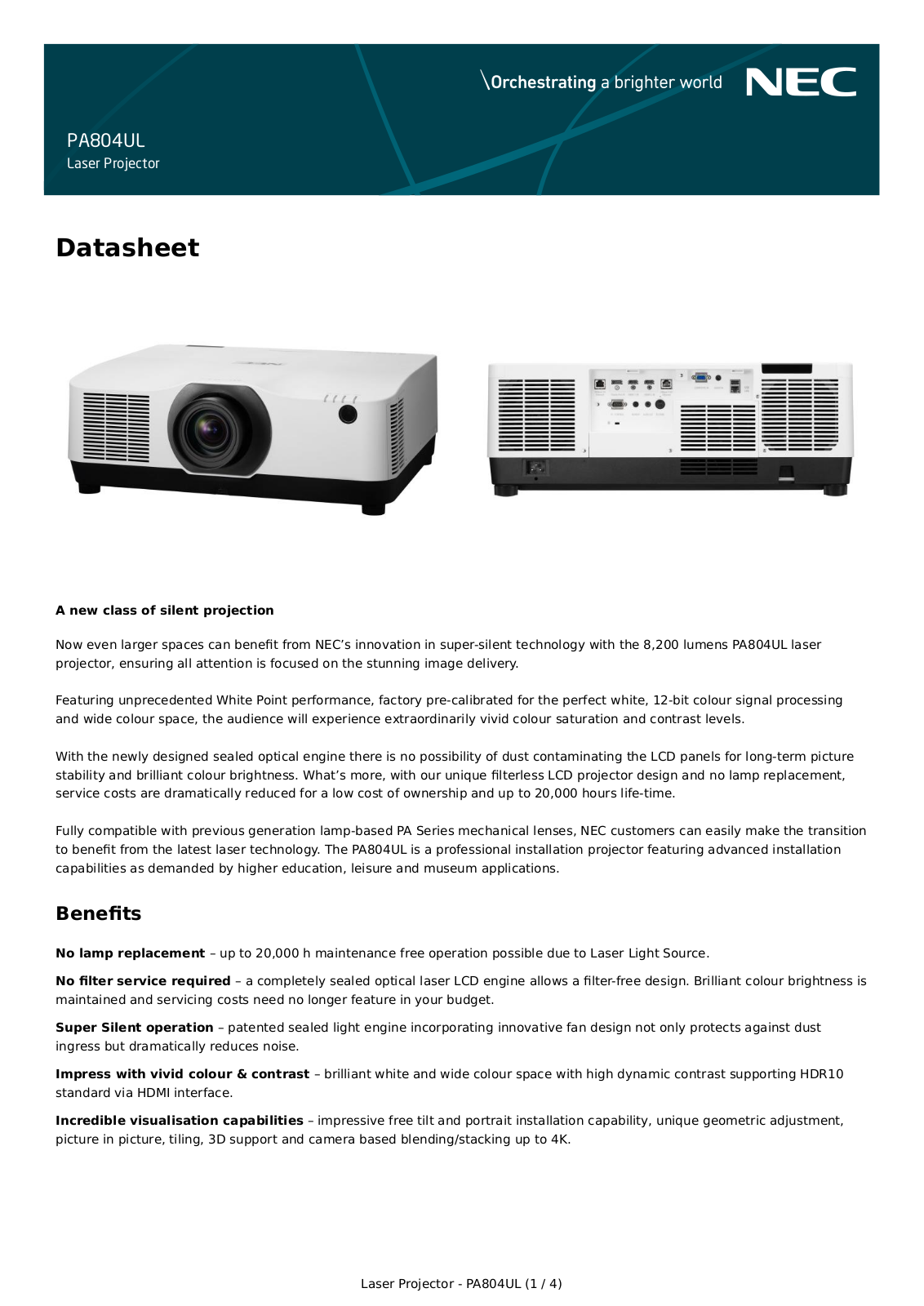 NEC PA804UL data sheet