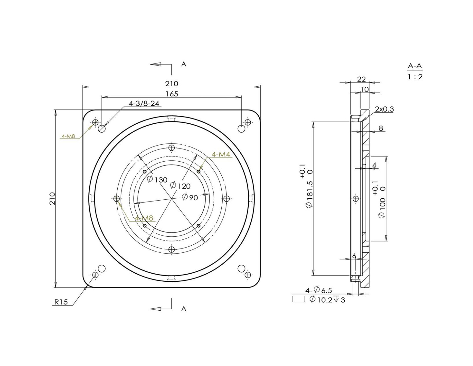 iOptron Tri-Pier 360 Dimensions - ManualMachine.com