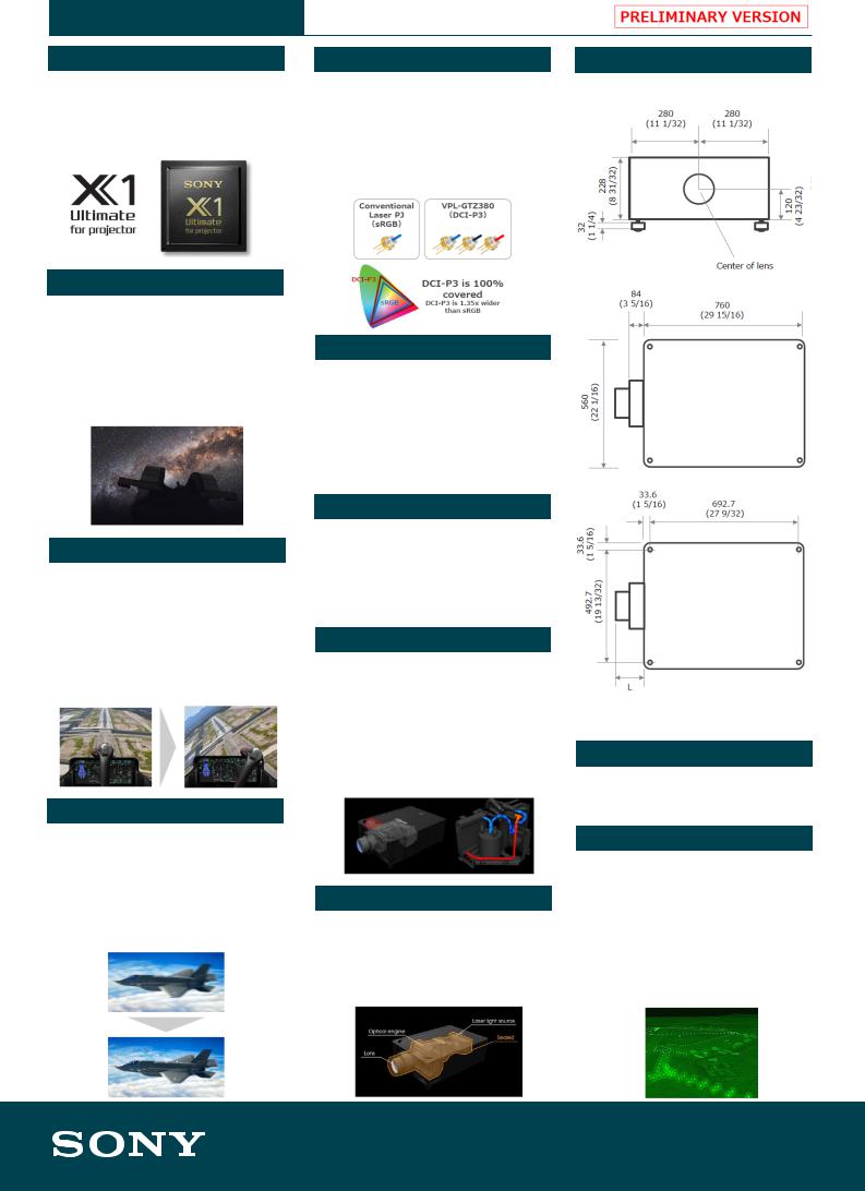 Sony VPL-GTZ380 User Manual