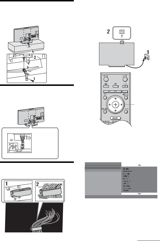 Sony KDL-40S28xx, KDL-40T26xx, KDL-32S28xx, KDL-32T26xx Operating Instructions