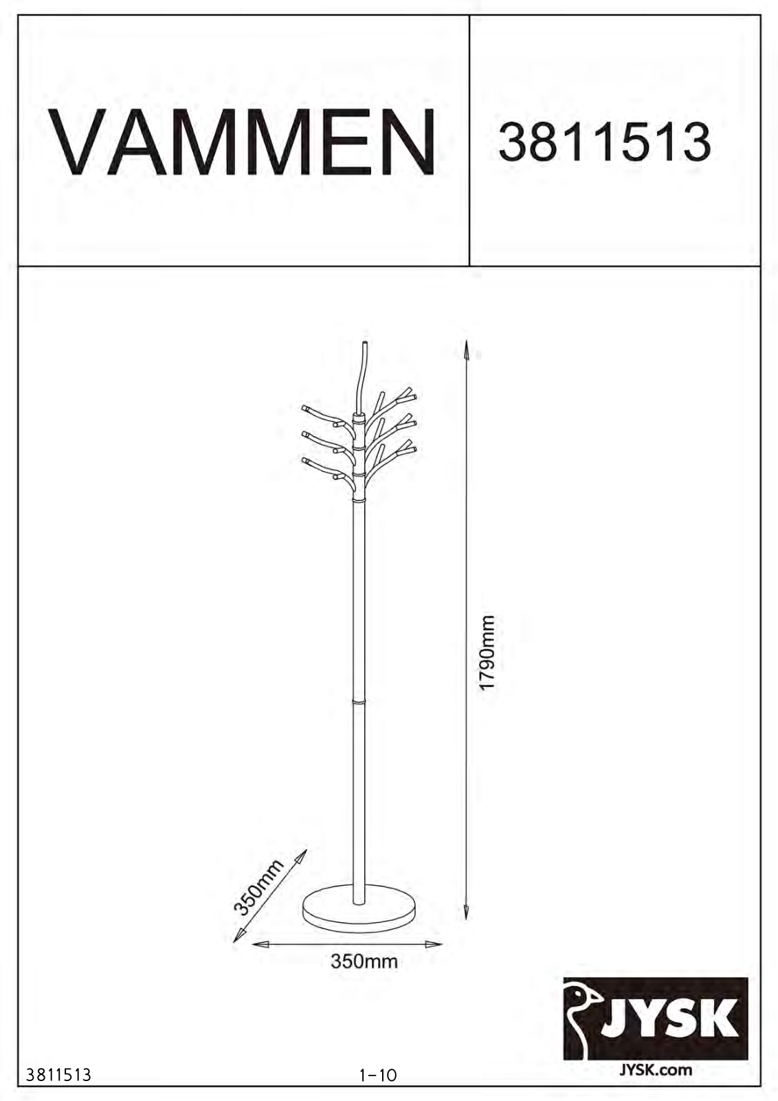 JYSK Vammen User Manual