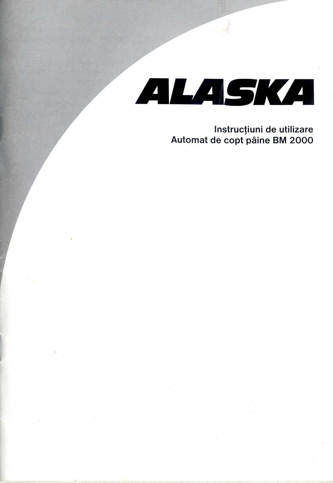 Alaska BM 2200 User Manual