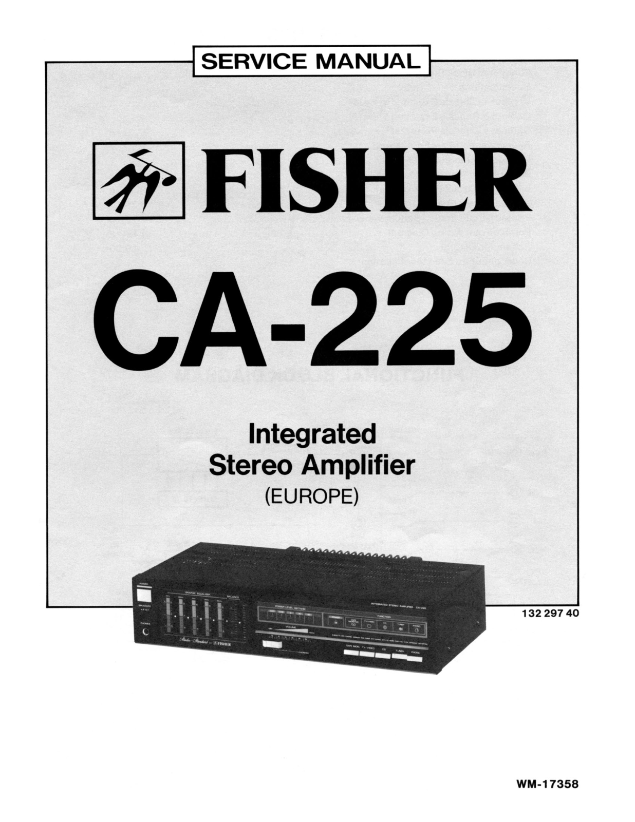 Fisher CA-225 Service Manual