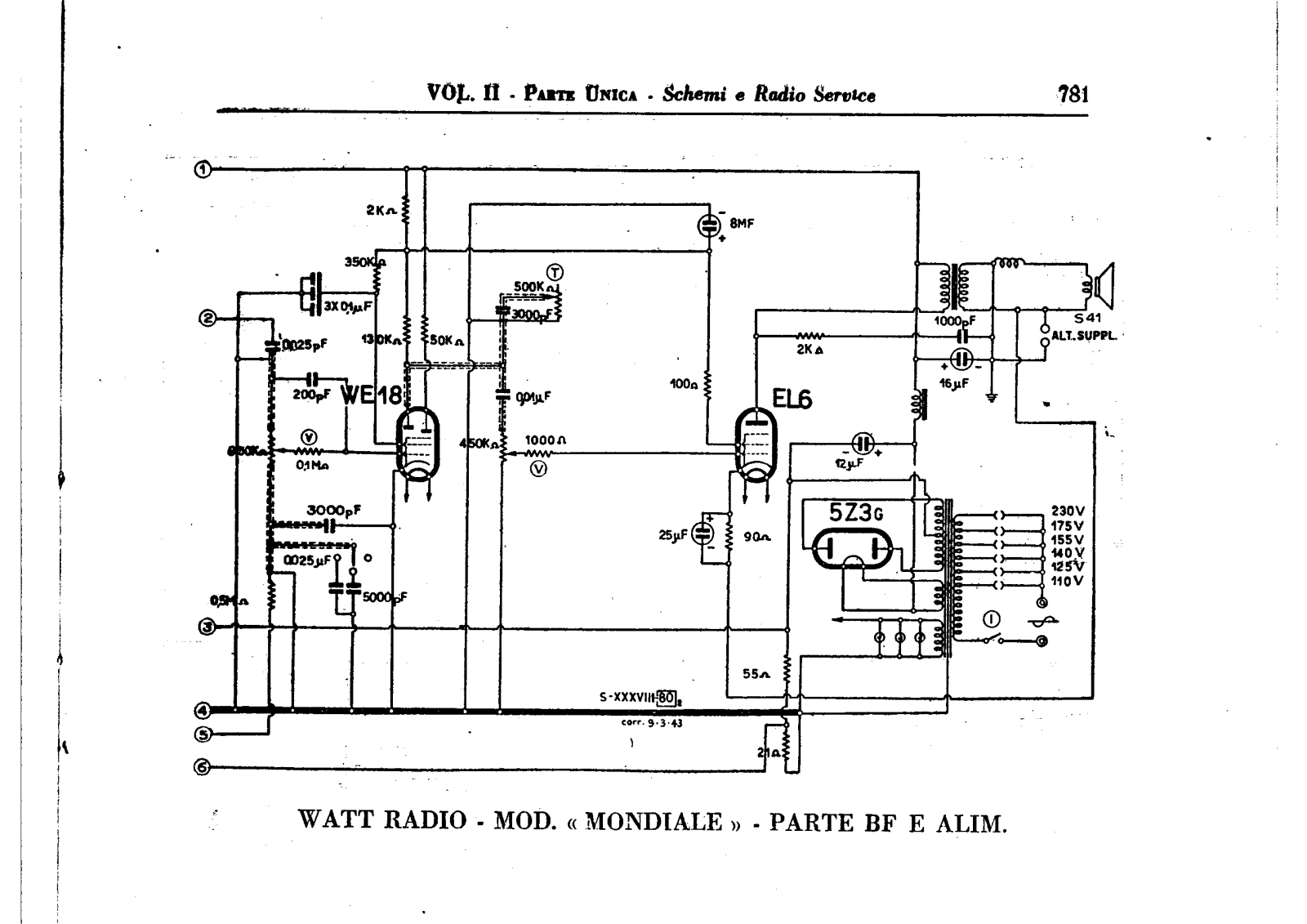 Watt Radio mondiale bf schematic