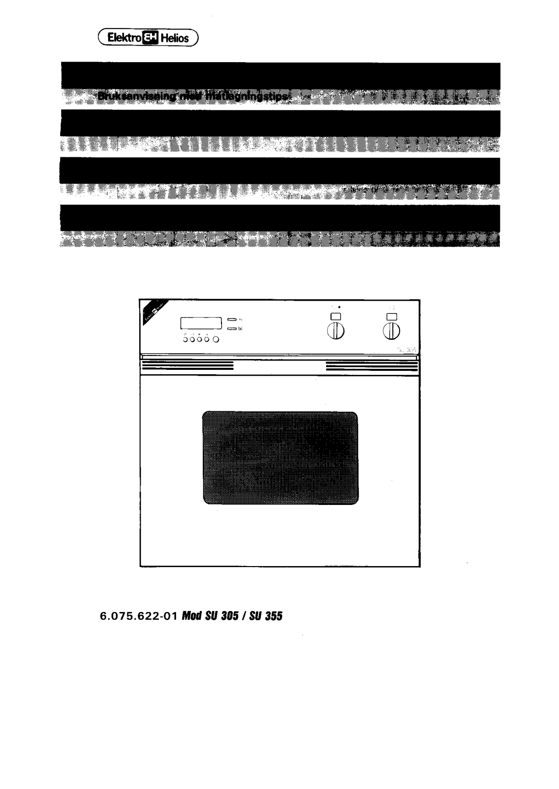 Elektro helios SU305, SU355 User Manual