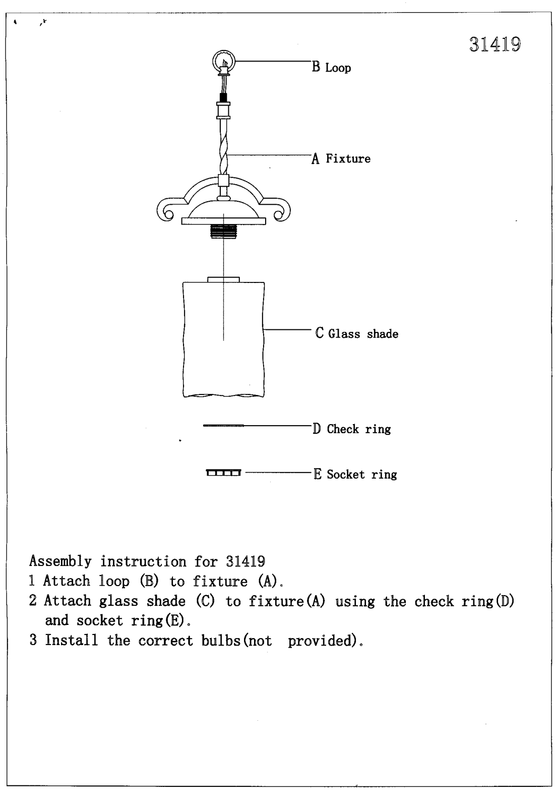 Triarch 31419 User Manual