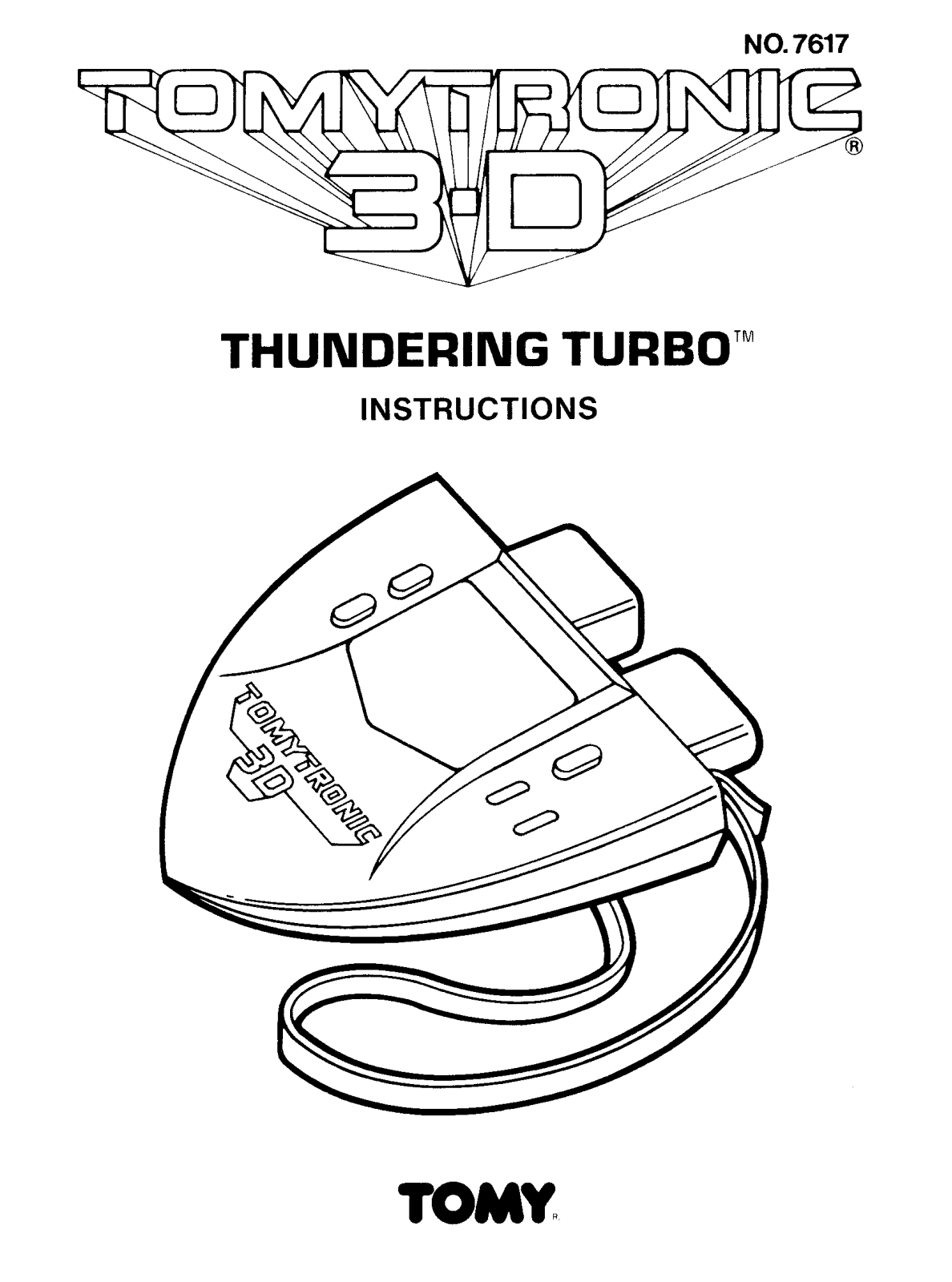 Tomy 3D Thundering Turbo User Guide