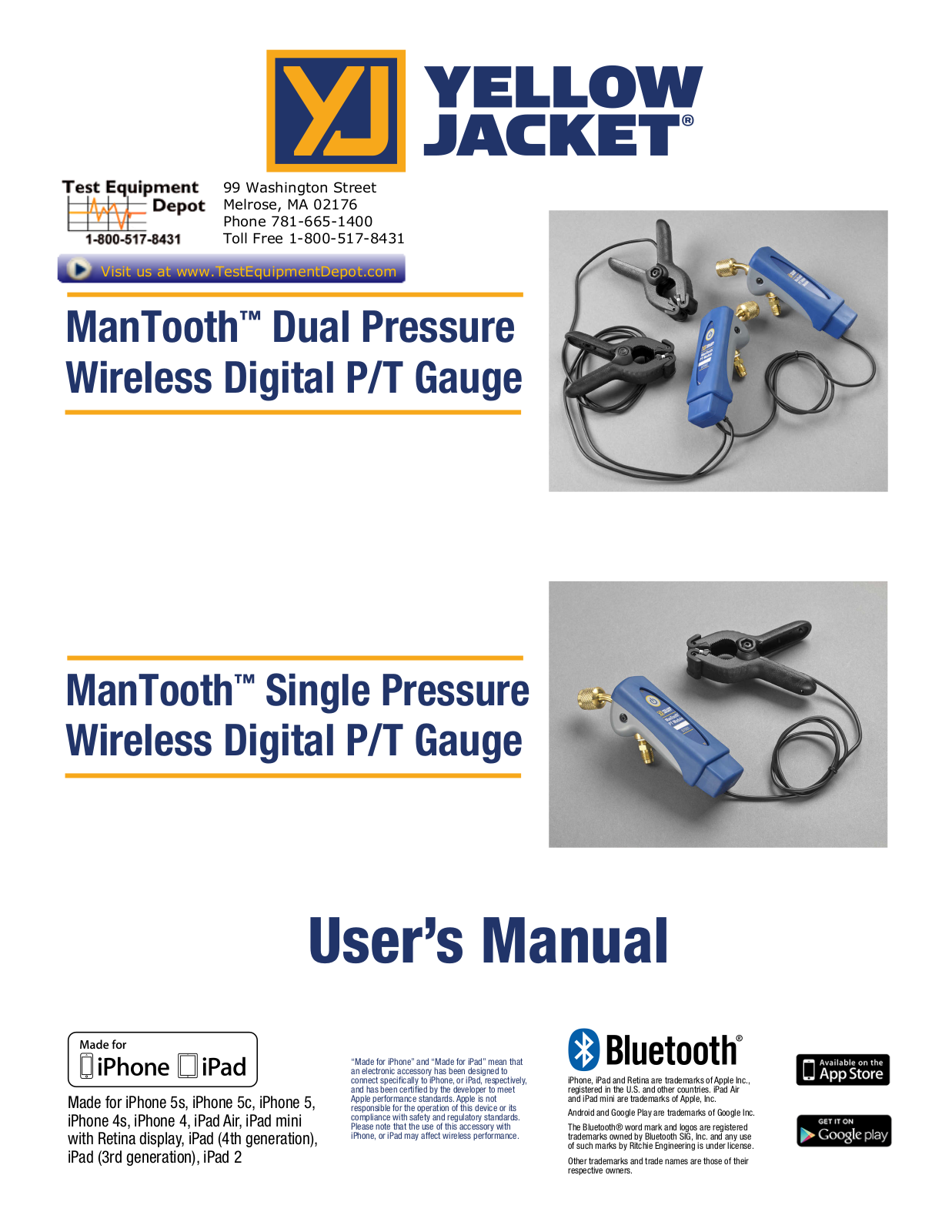 Yellow Jacket Yellow Jacket 67002 Manual - ManualMachine.com