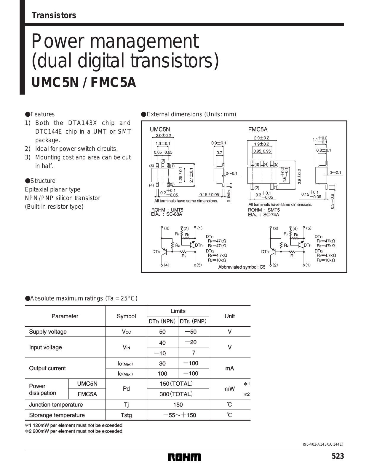 Datasheet umc5n Datasheet - ManualMachine.com