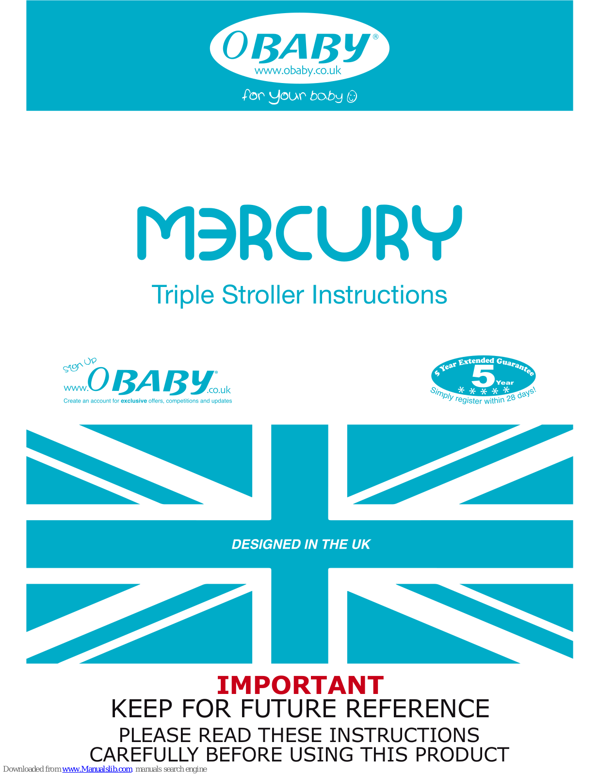 OBaby mercury Instruction Manual