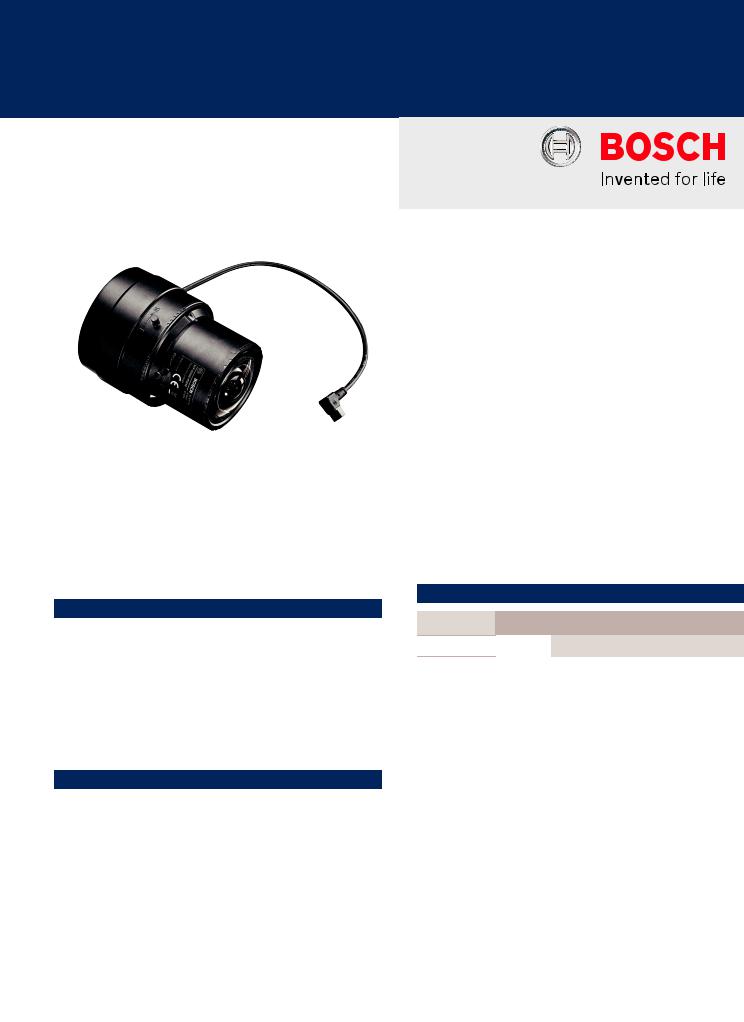 Bosch LVF-8008C-P0413 Specsheet