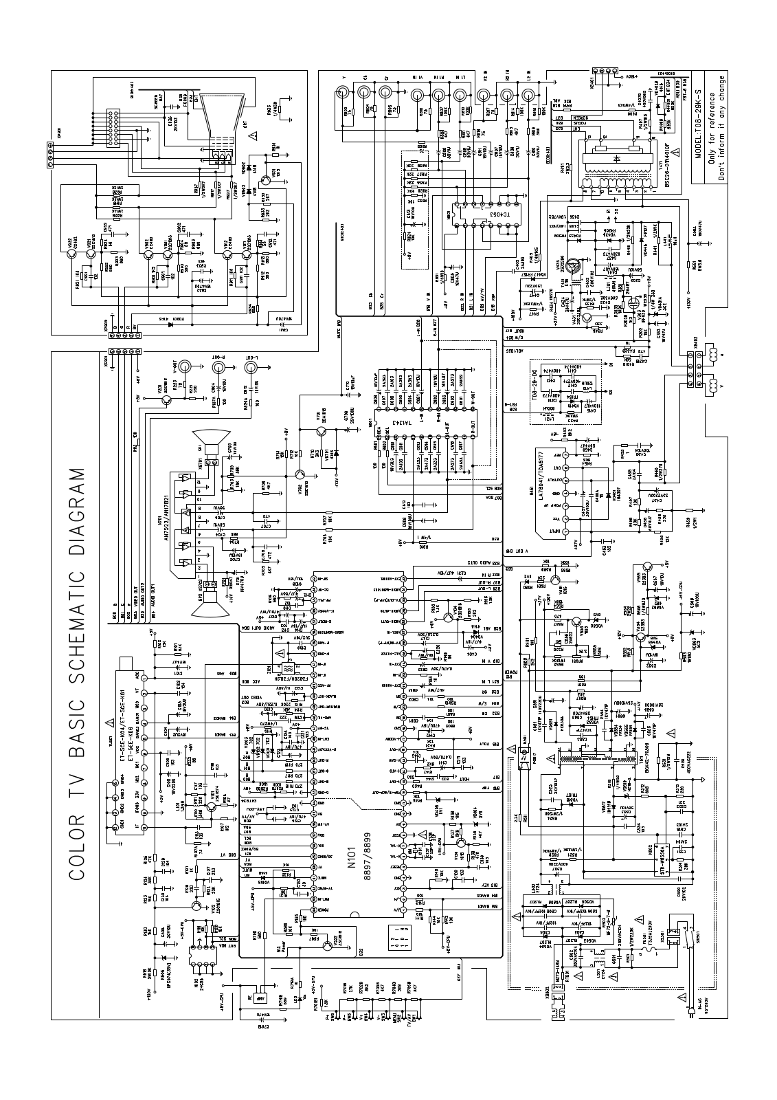 Orion SPP2123F Schematic