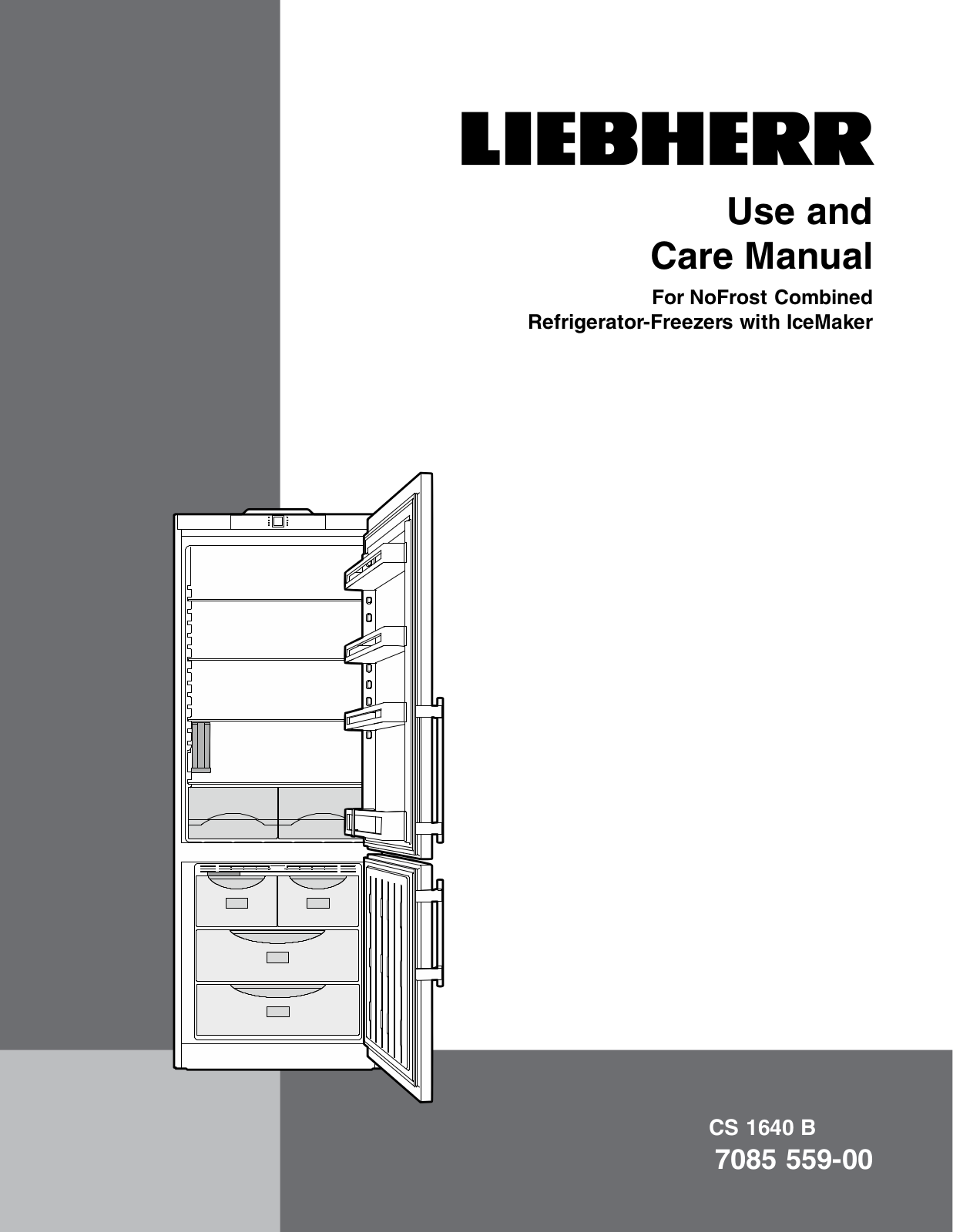 Liebherr CS1640B Instructions