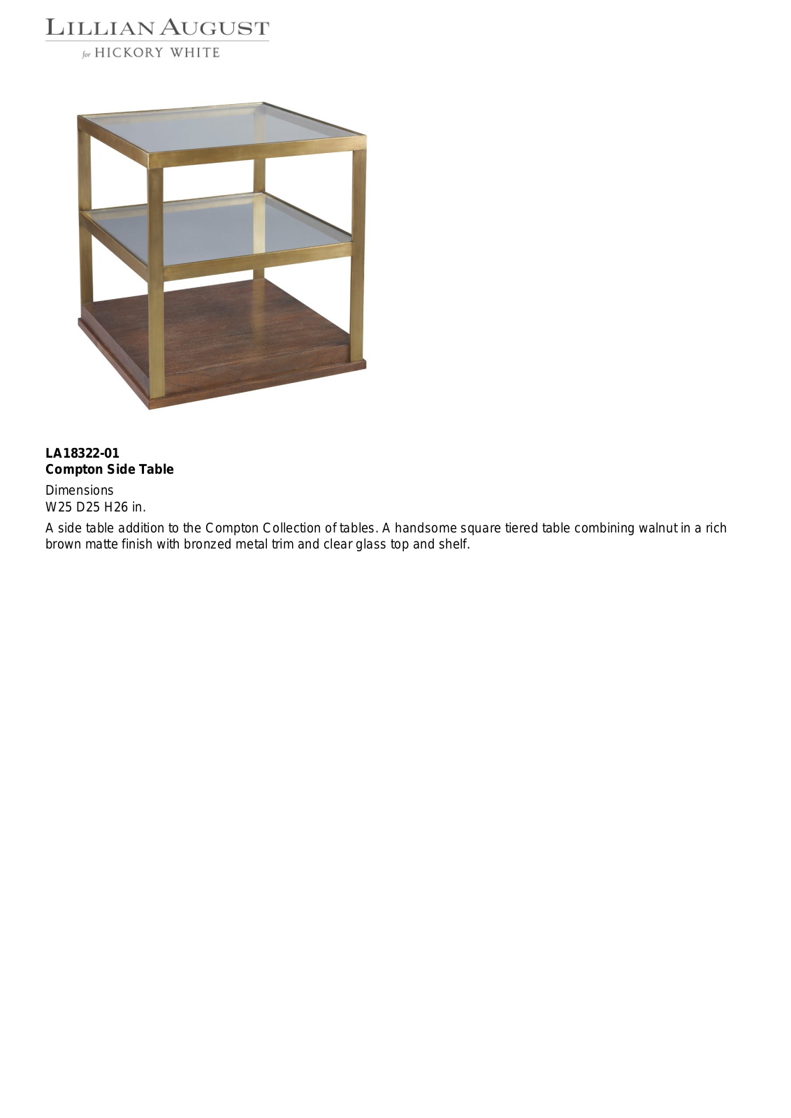 Lillian August PCFE2073 Specifications - ManualMachine.com