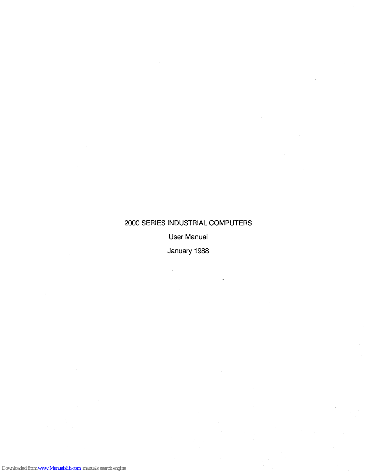 Texas Microsystems, Inc. 2003, 2004, 2000 Series, 2001 User Manual - ManualMachine.com