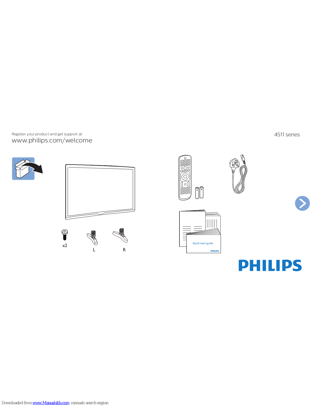 Philips 4511 series User Manual