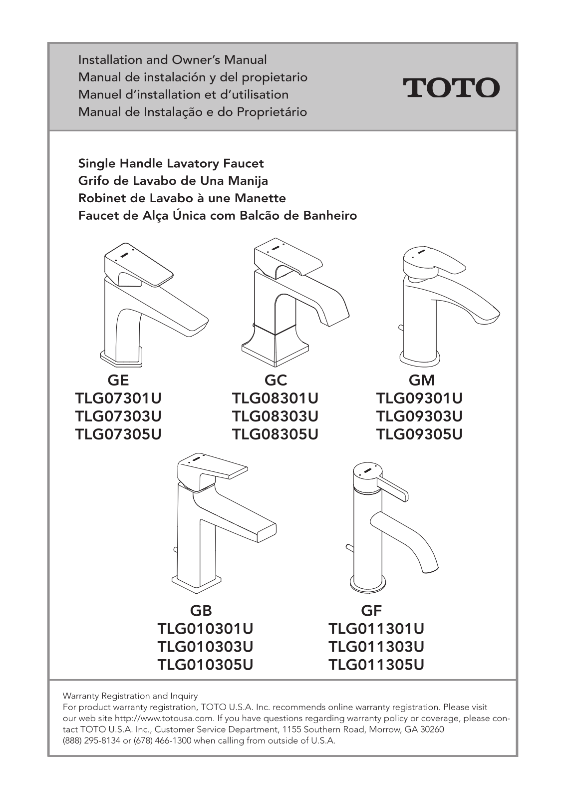 TOTO SBSA1576 Installation & Assembly - ManualMachine.com