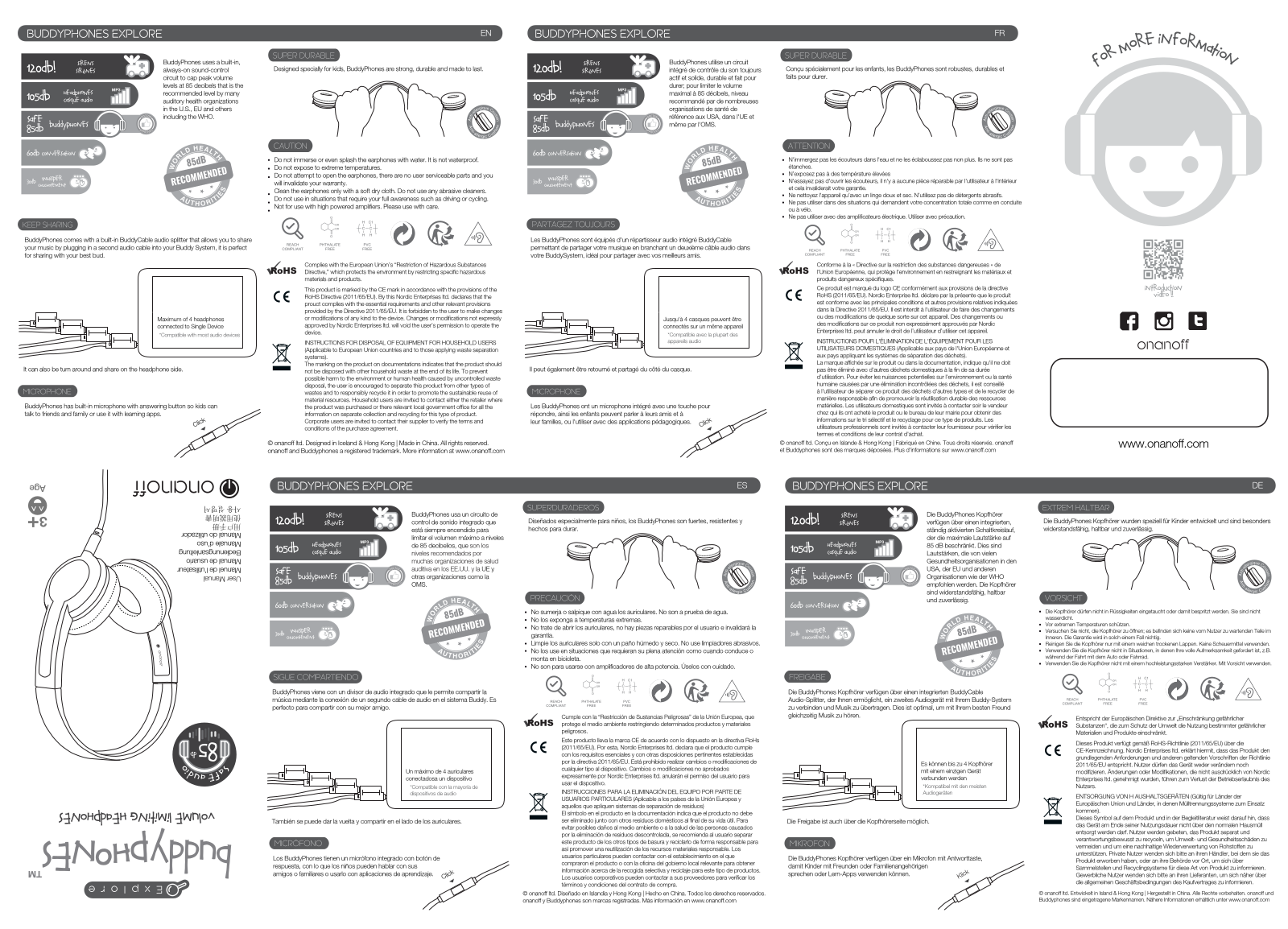 BUDDYPHONES EXPLORE User Manual - ManualMachine.com