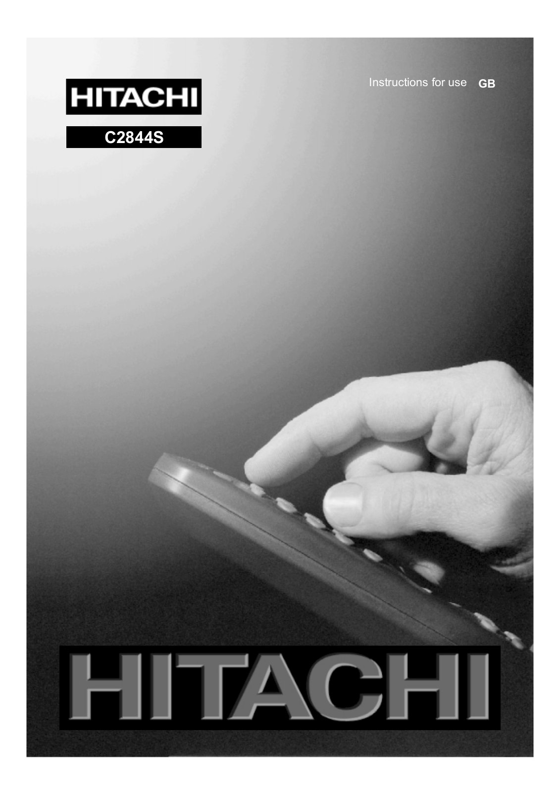 Hitachi C2844S User Manual