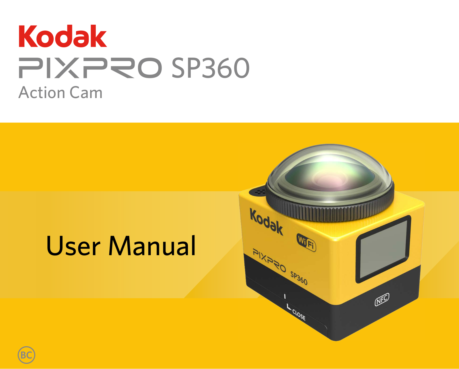 Kodak SP360-YL5, SP360-YL4, SP360-YL3 User manual