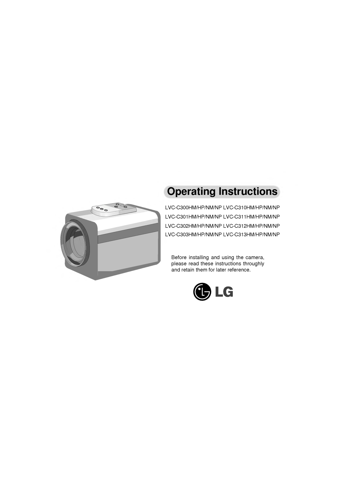 LG LVC-C313HP User Manual