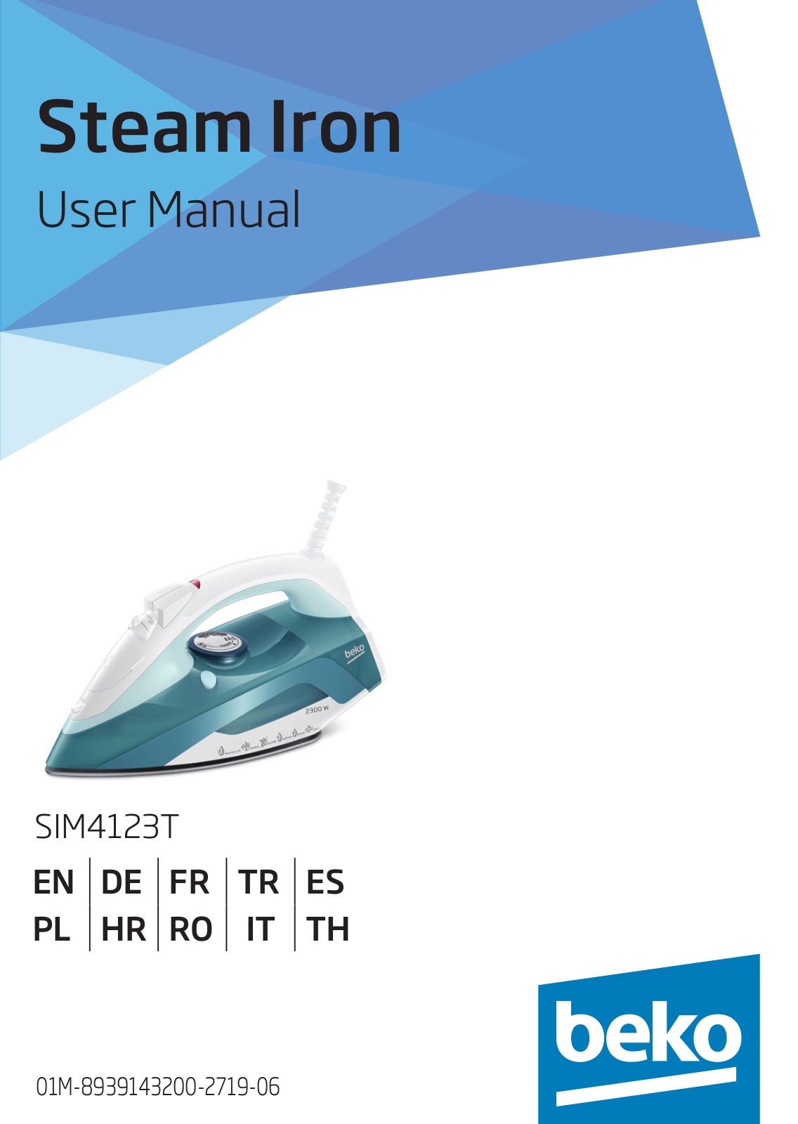 Beko SIM4123T User manual